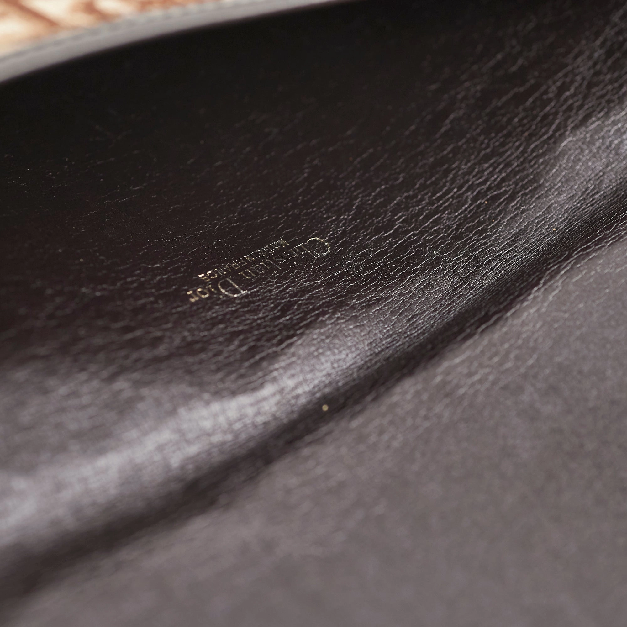 Christian Dior Vintage Brown Pouch