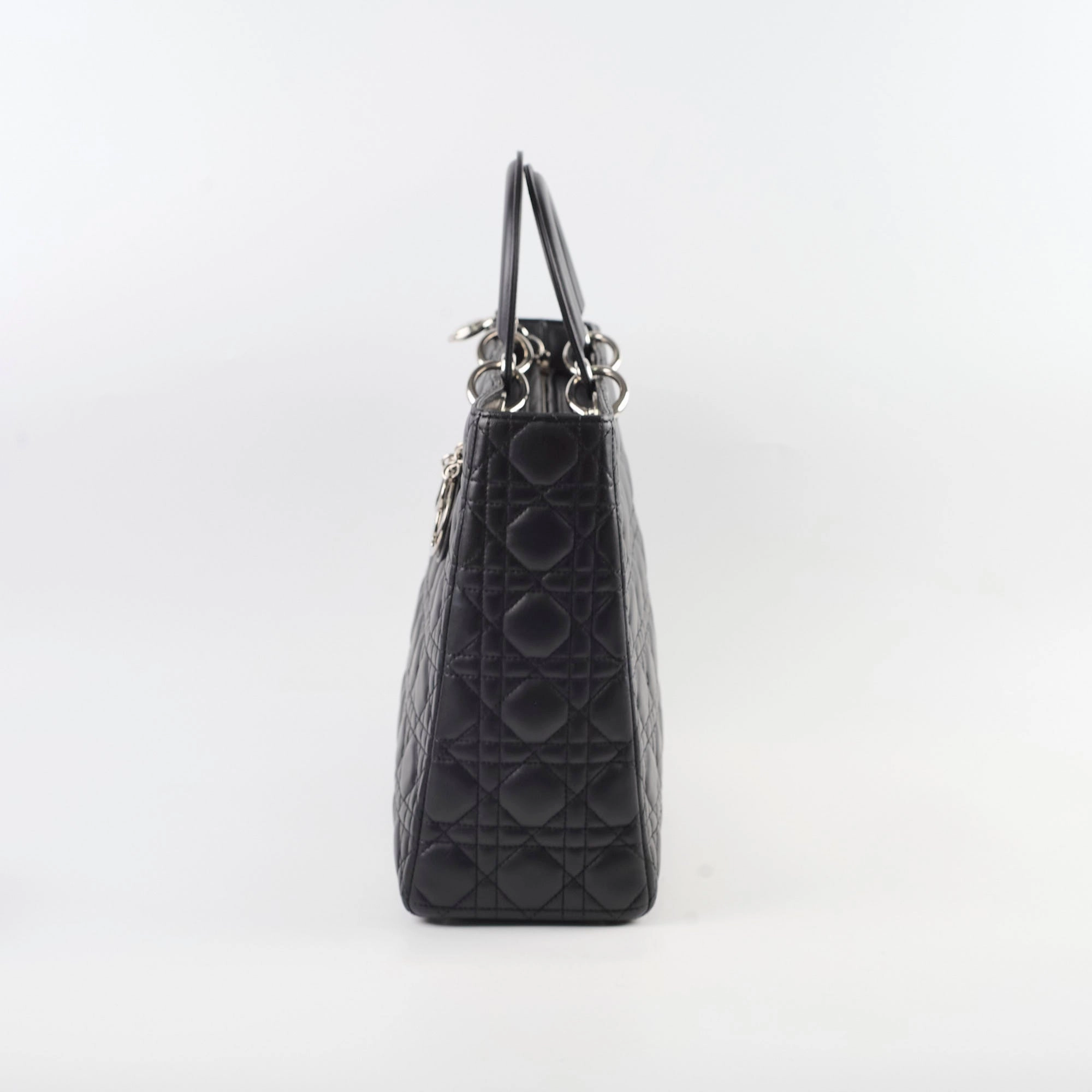 Christian Dior Vintage Large Lady Dior Black
