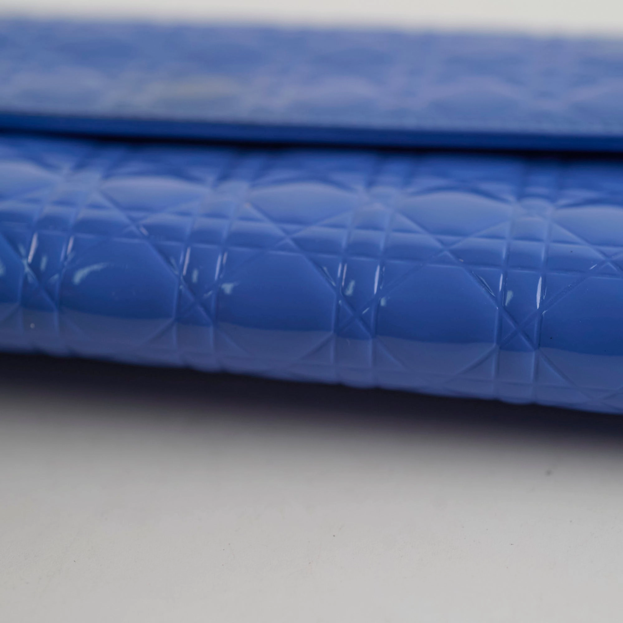 Christian Dior Wallet on Chain WOC Blue Patent