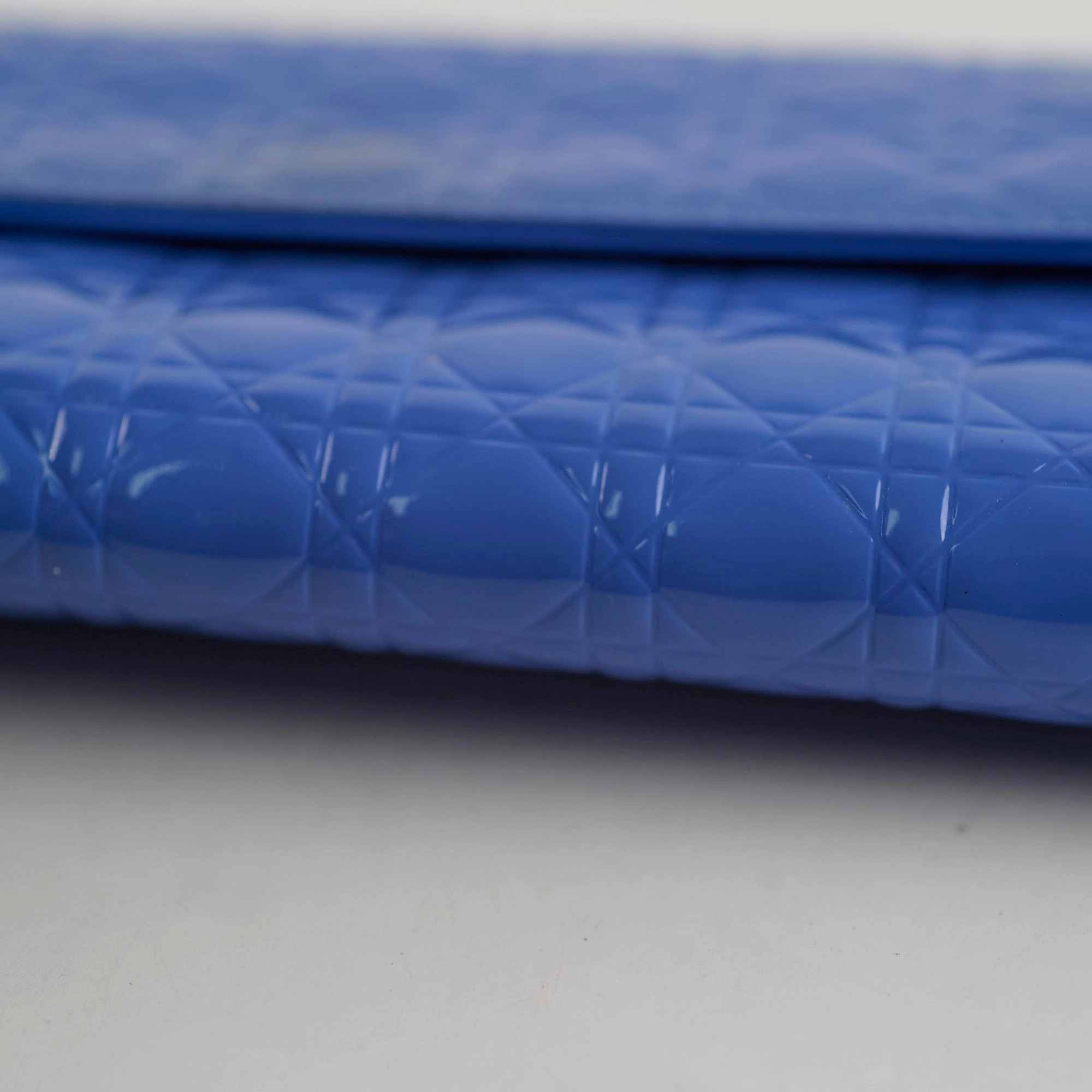 Christian Dior Wallet on Chain WOC Blue Patent