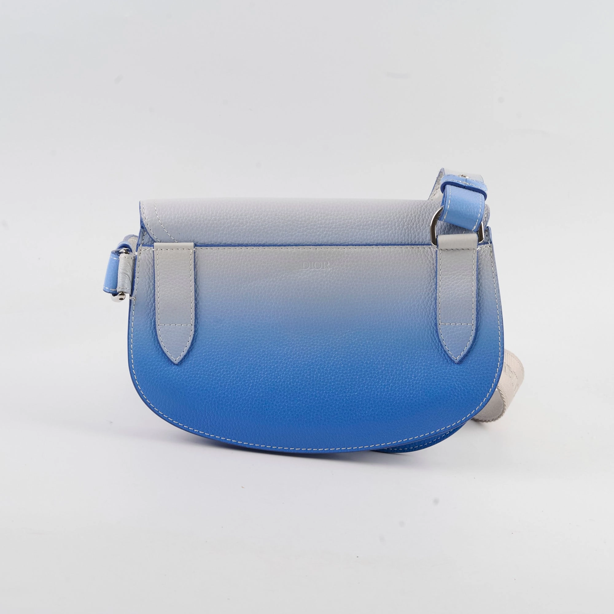 Christian Dior x Kaws Saddle Pouch Blue Ombre