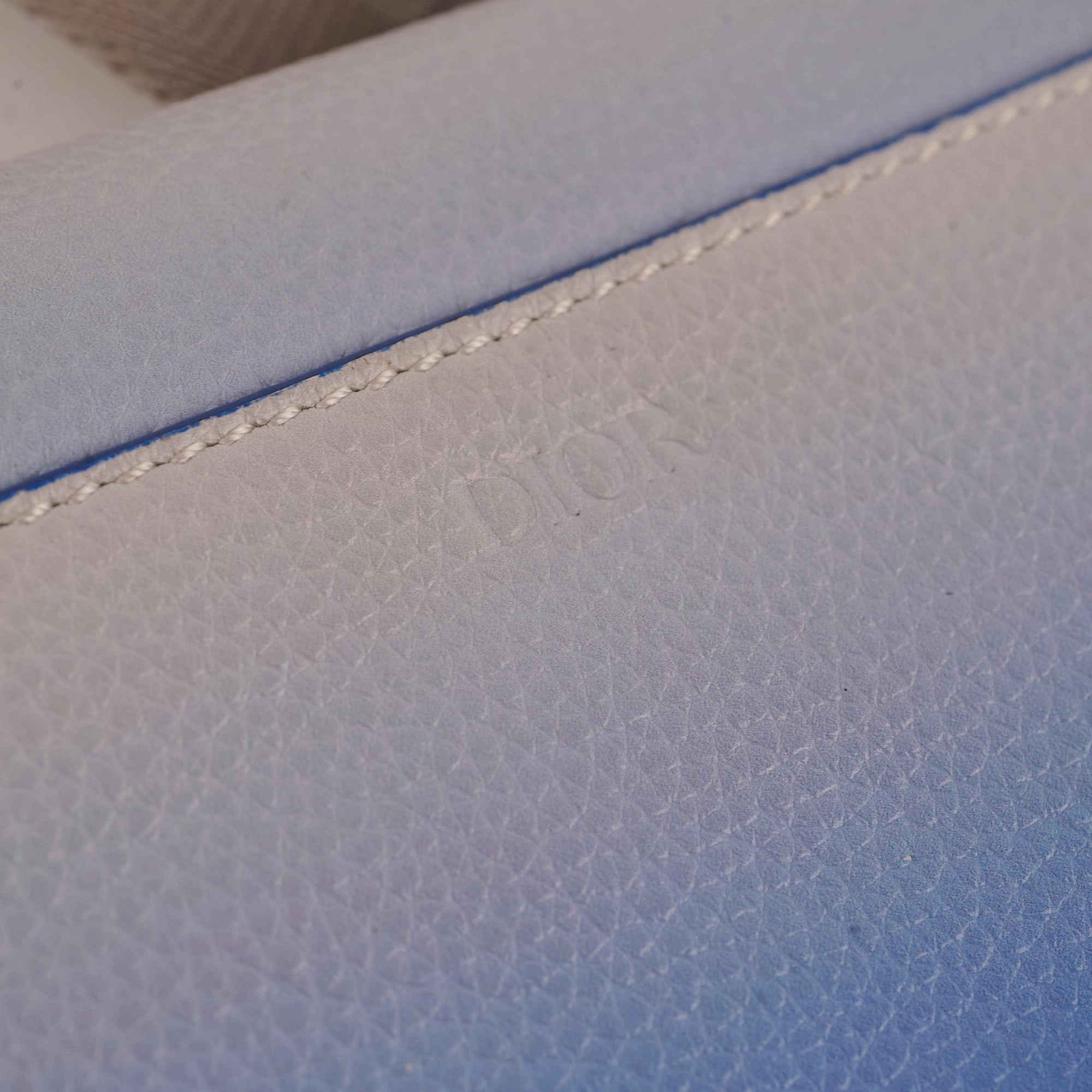 Christian Dior x Kaws Saddle Pouch Blue Ombre
