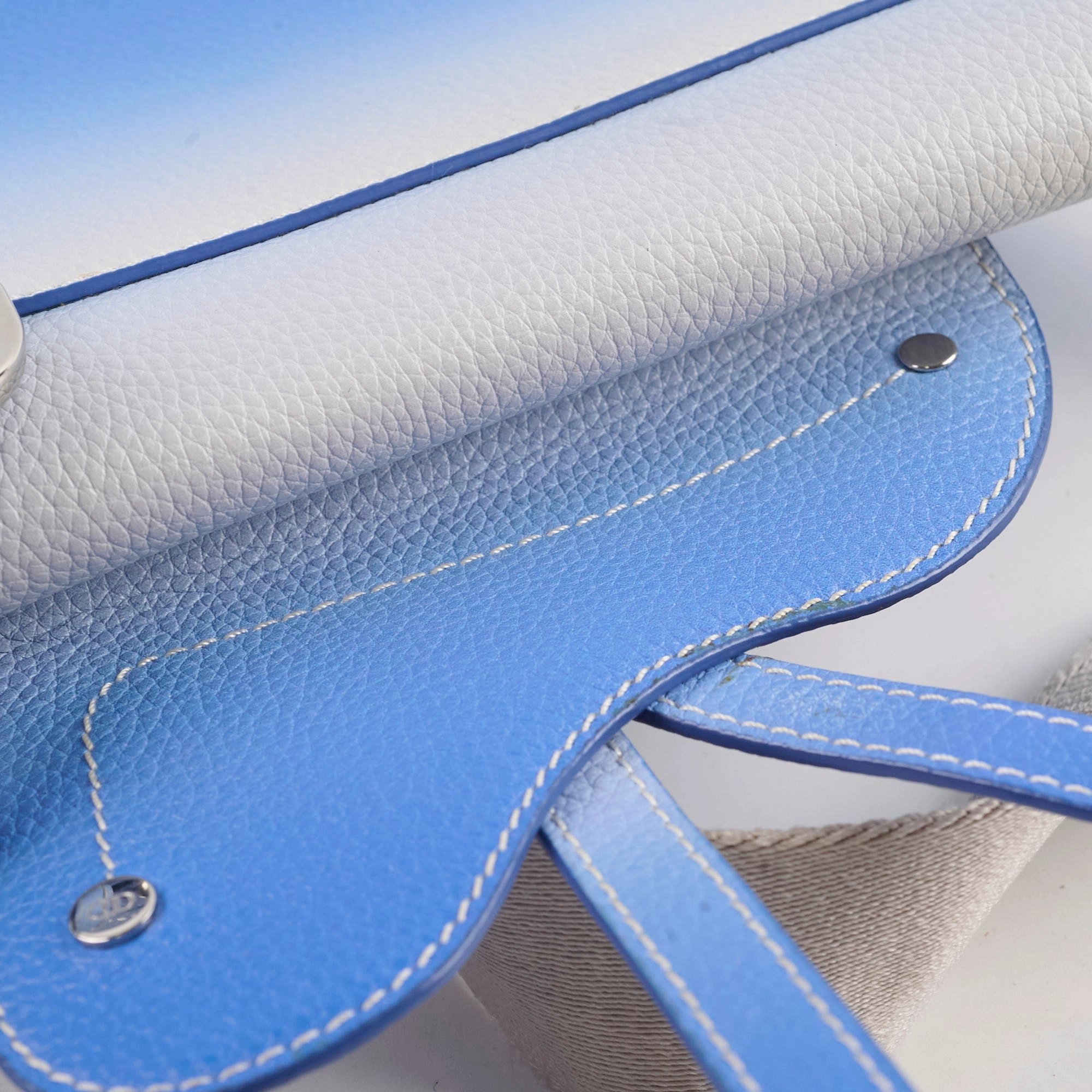 Christian Dior x Kaws Saddle Pouch Blue Ombre