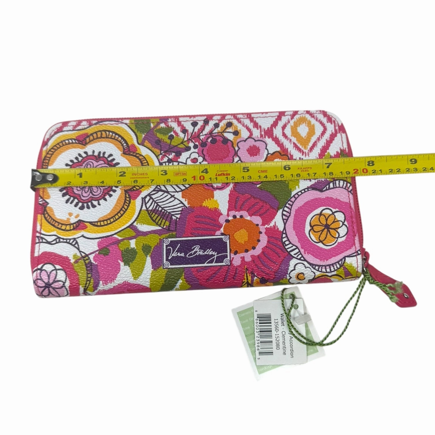 Clementine Accordion Wallet By Vera Bradley, Size: Medium