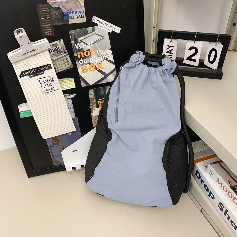 Color matching casual sports storage bag, backpack