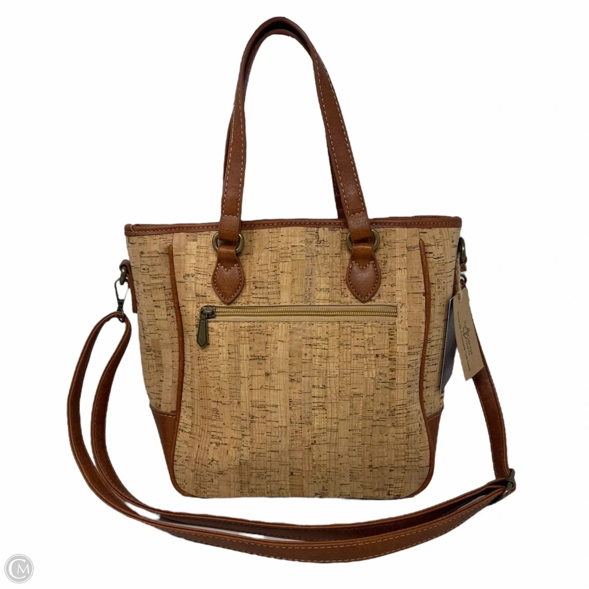 Cork Handbag By Nautigirl252, Size: Medium