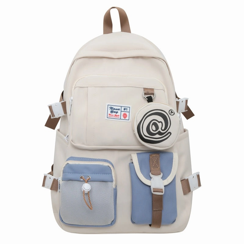 Couple backpack large capacity middle school student schoolbag