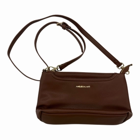 Crossbody By Clothes Mentor In Brown, Size:Small