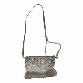 Crossbody Designer By Halston In Tan, Size:Medium