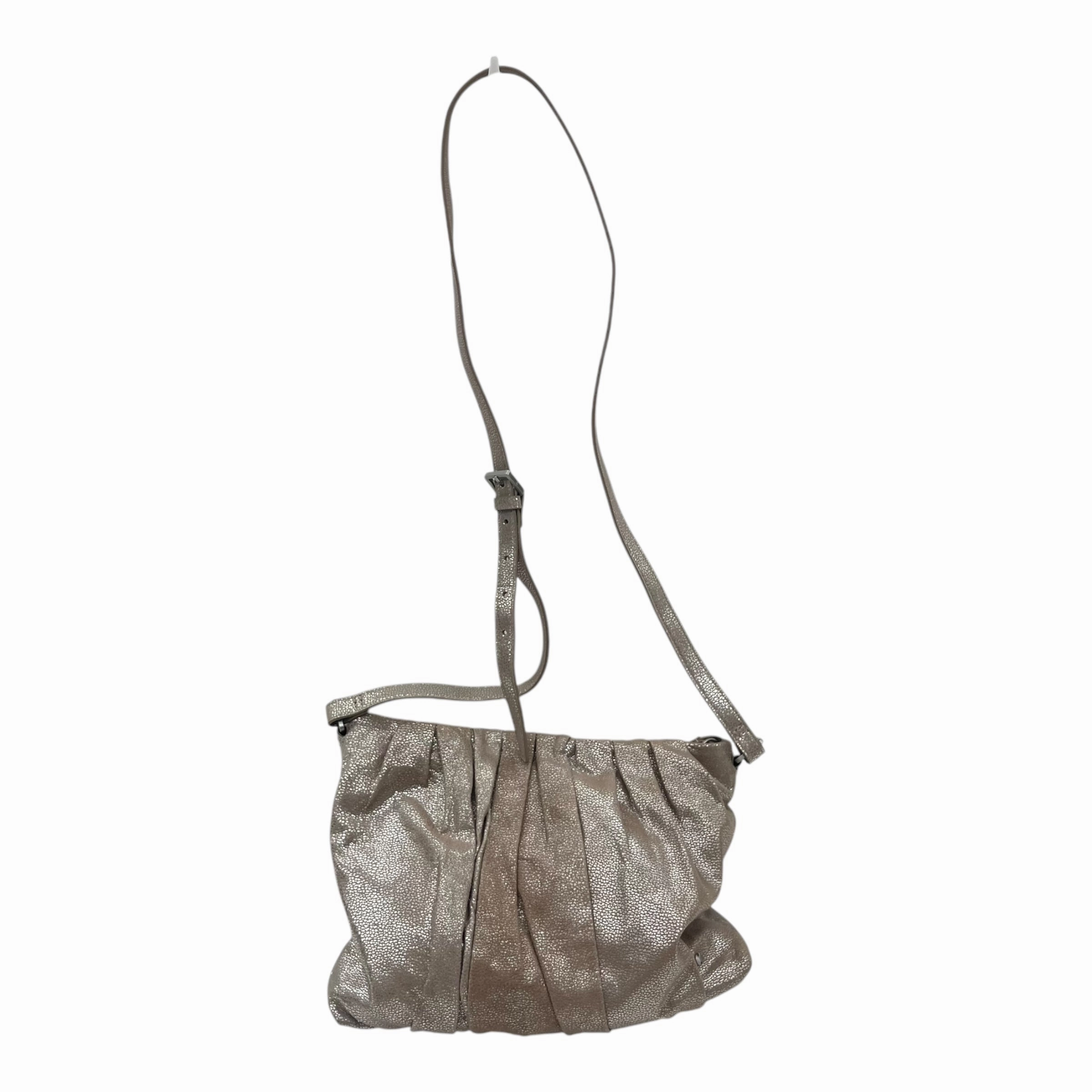 Crossbody Designer By Halston In Tan, Size:Medium
