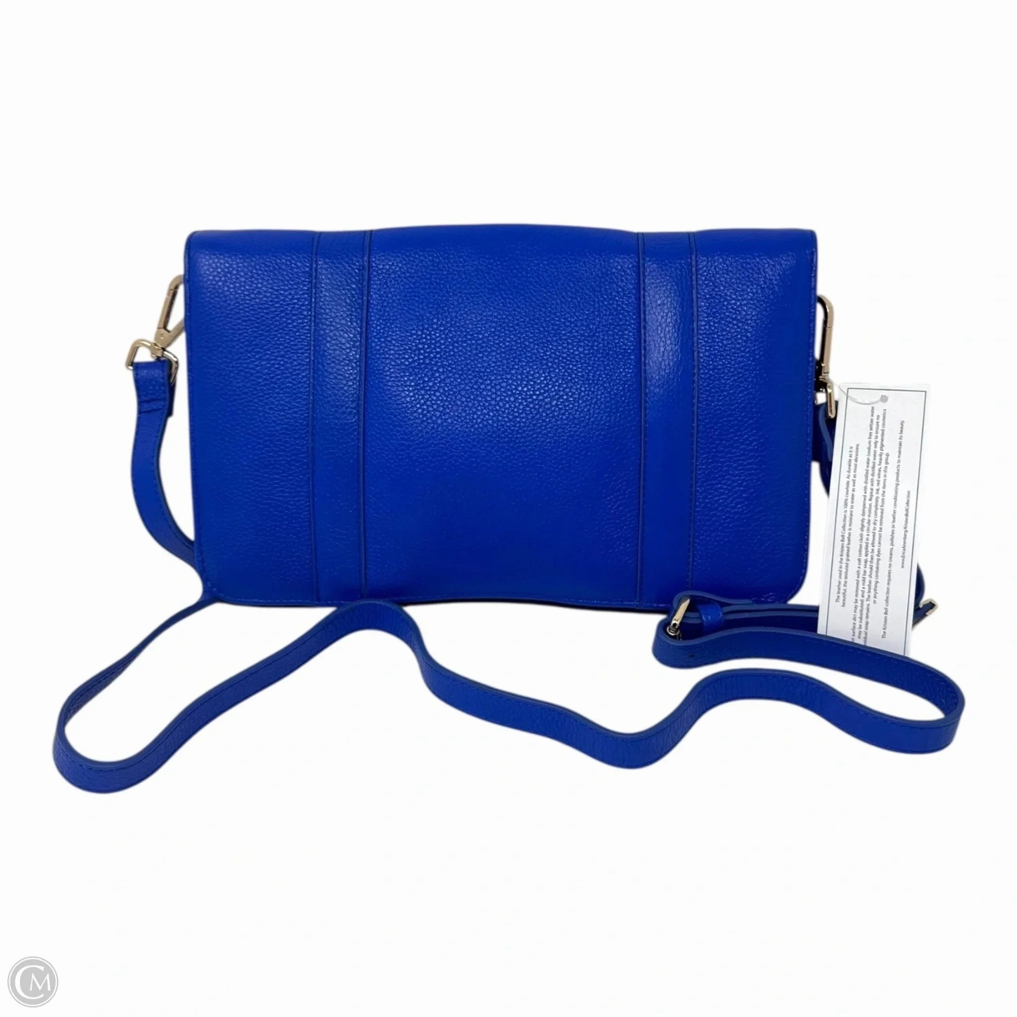 Crossbody Handbag Leather By Kristin Bell for Erica Anenberg, Size: Medium