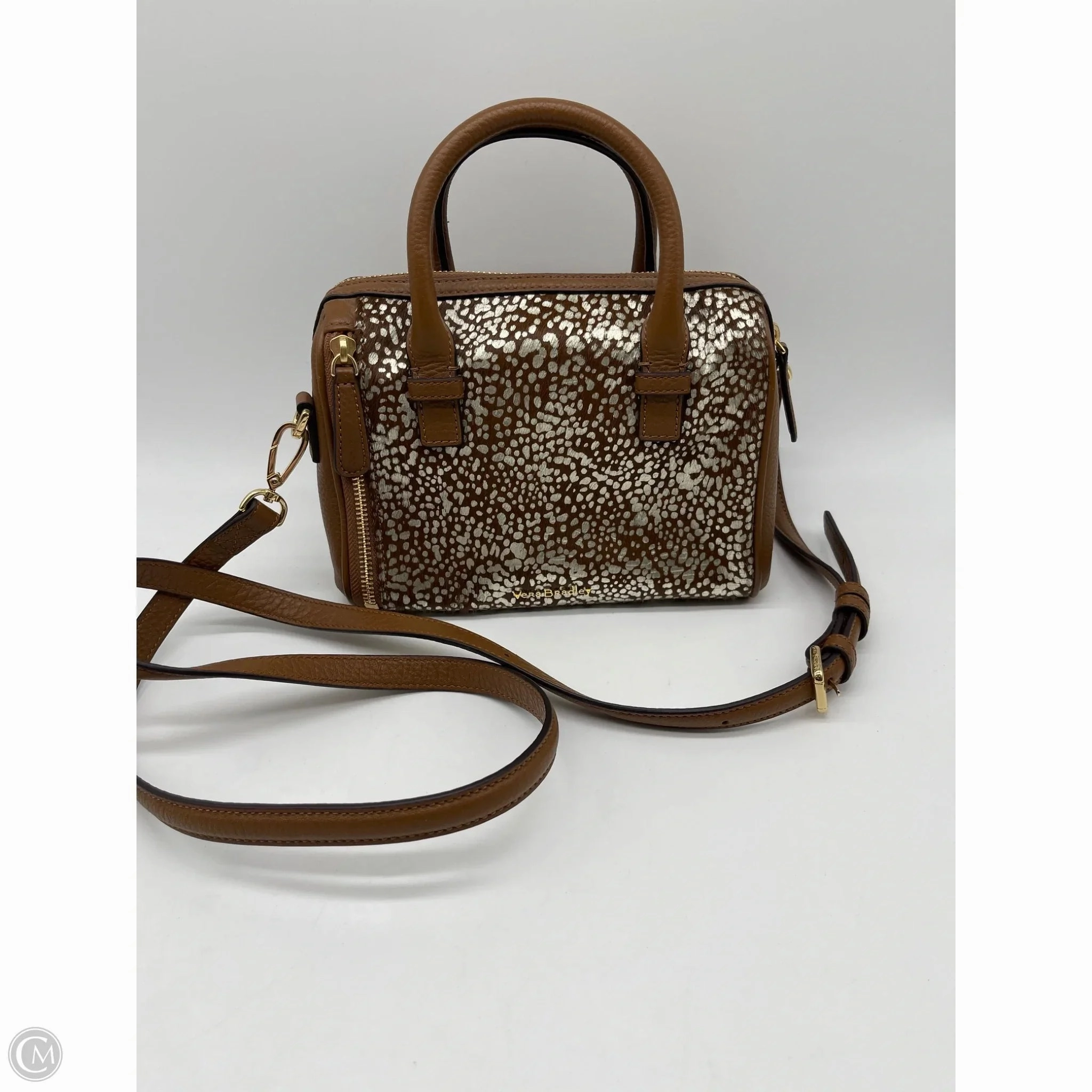 Crossbody Leather By Vera Bradley, Size: Small