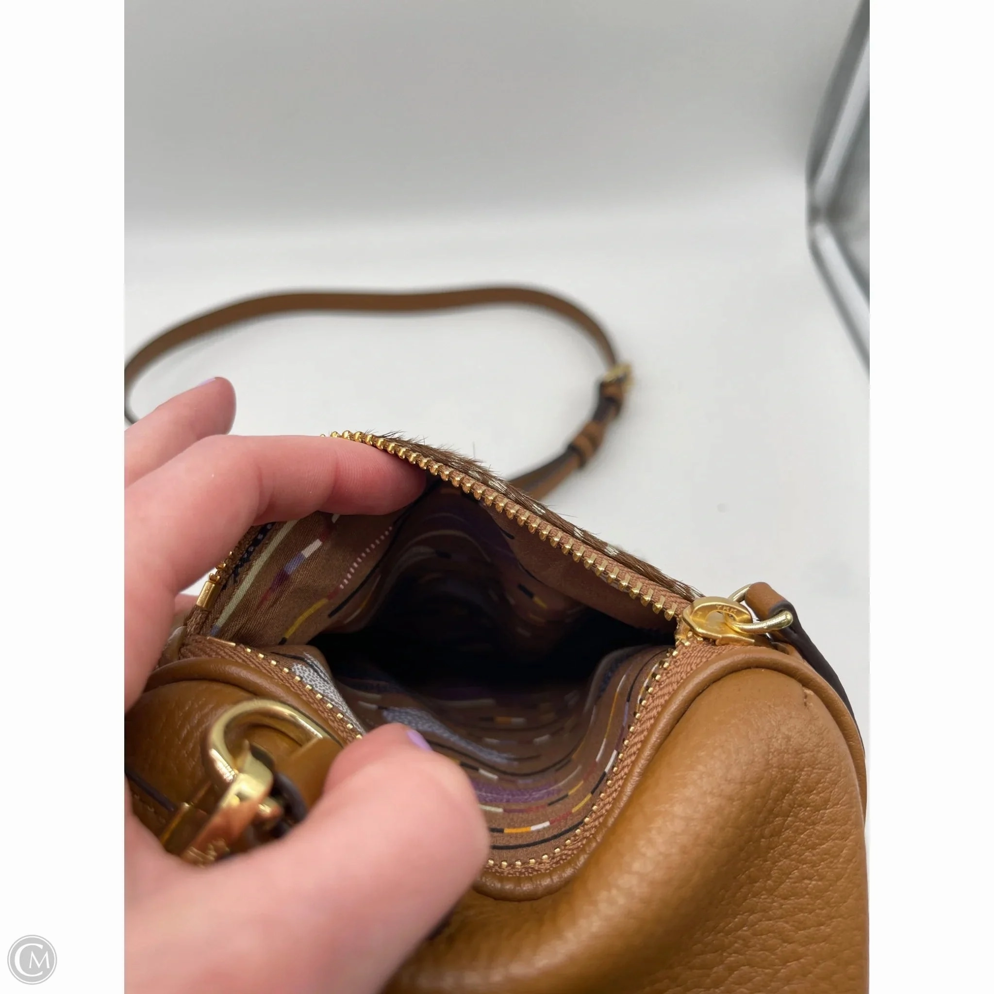 Crossbody Leather By Vera Bradley, Size: Small