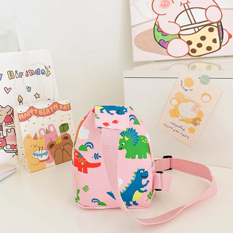 Cute Dinosaur Boys and Girls Crossbody Bag