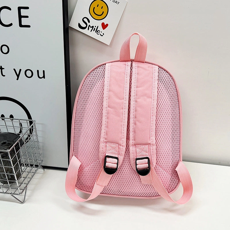Cute eggshell bag kindergarten baby school bag