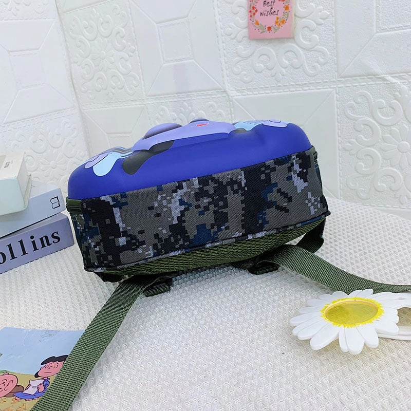 Cute multi-color eggshell school bag