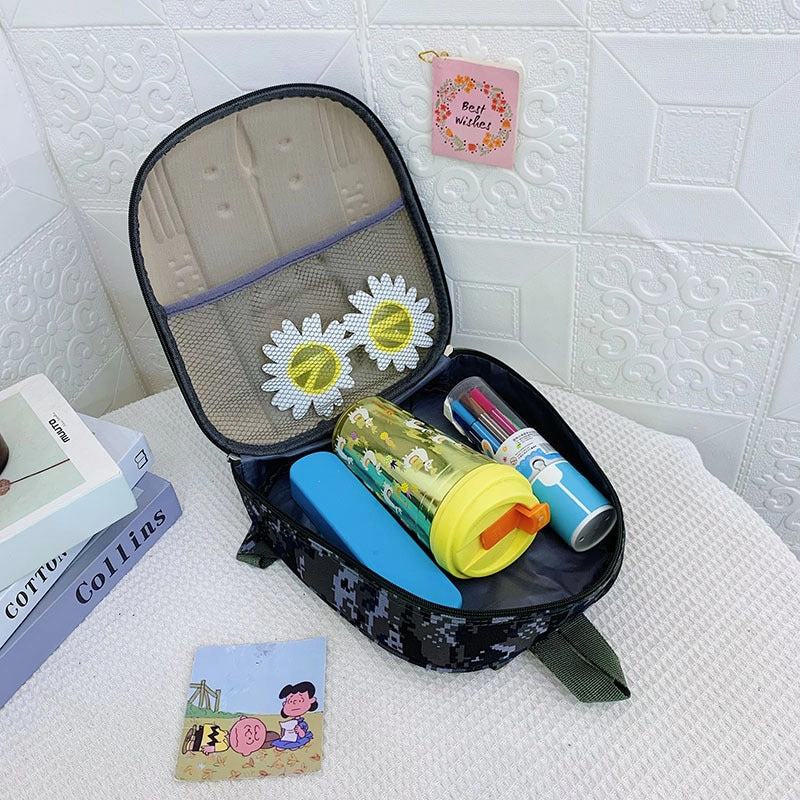 Cute multi-color eggshell school bag