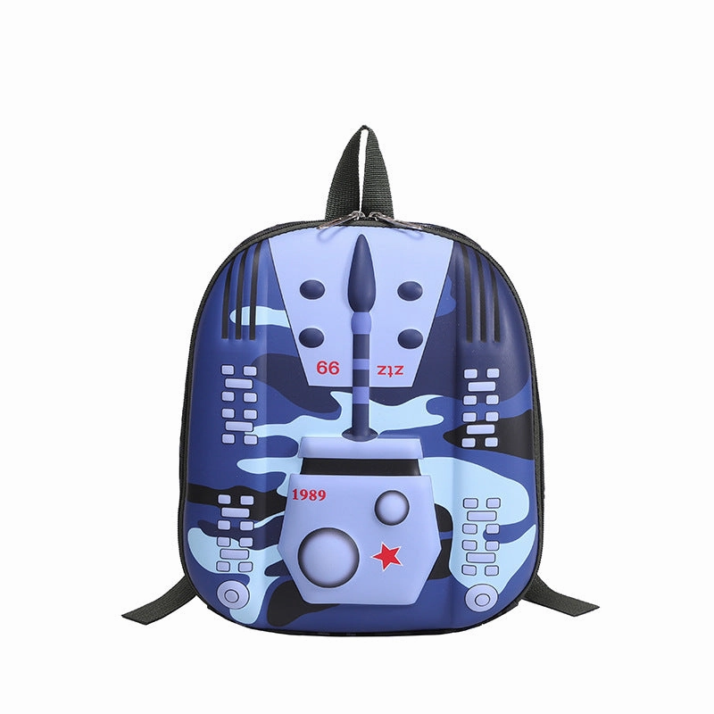 Cute multi-color eggshell school bag