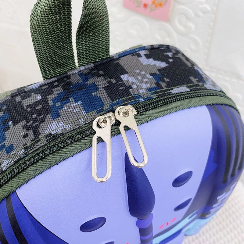Cute multi-color eggshell school bag