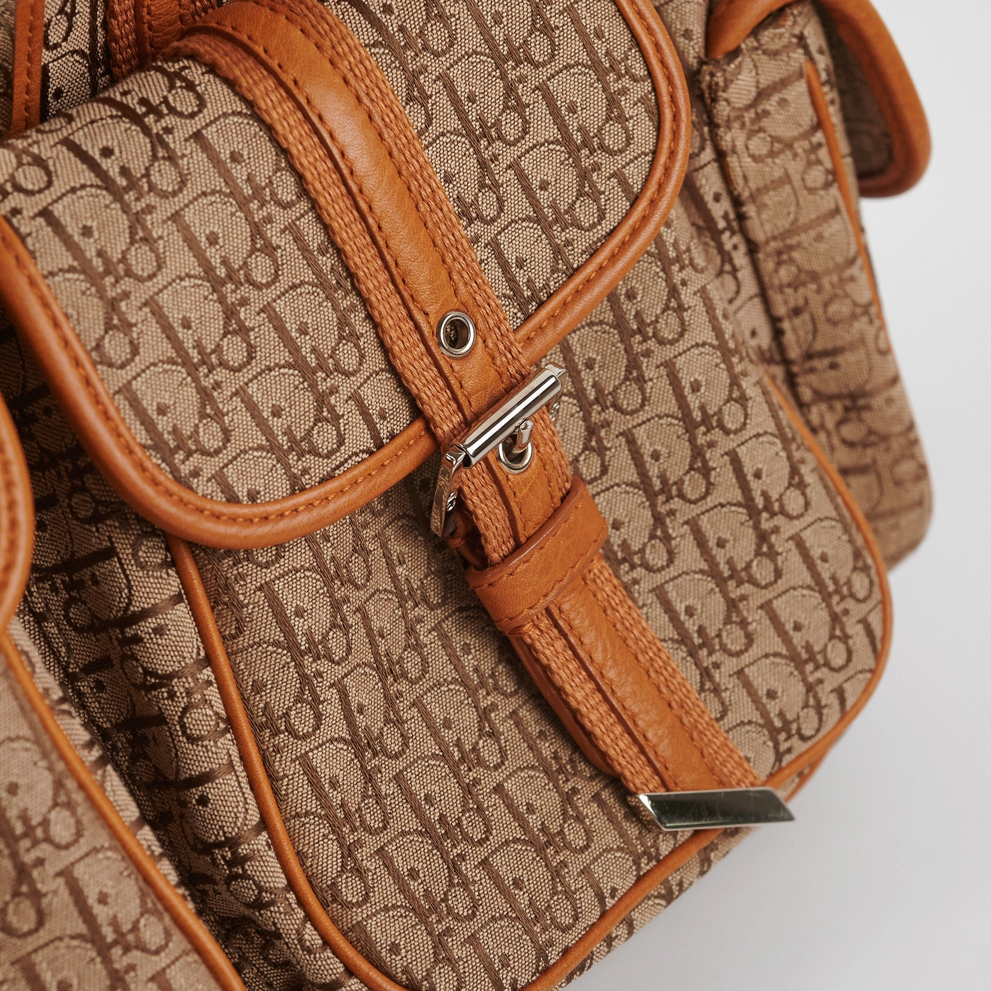 Dior Diorissimo Cargo Hobo Bag Brown