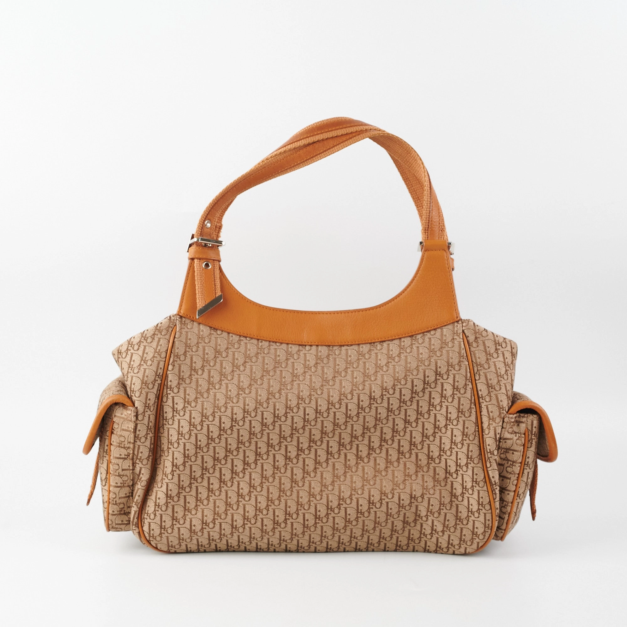 Dior Diorissimo Cargo Hobo Bag Brown