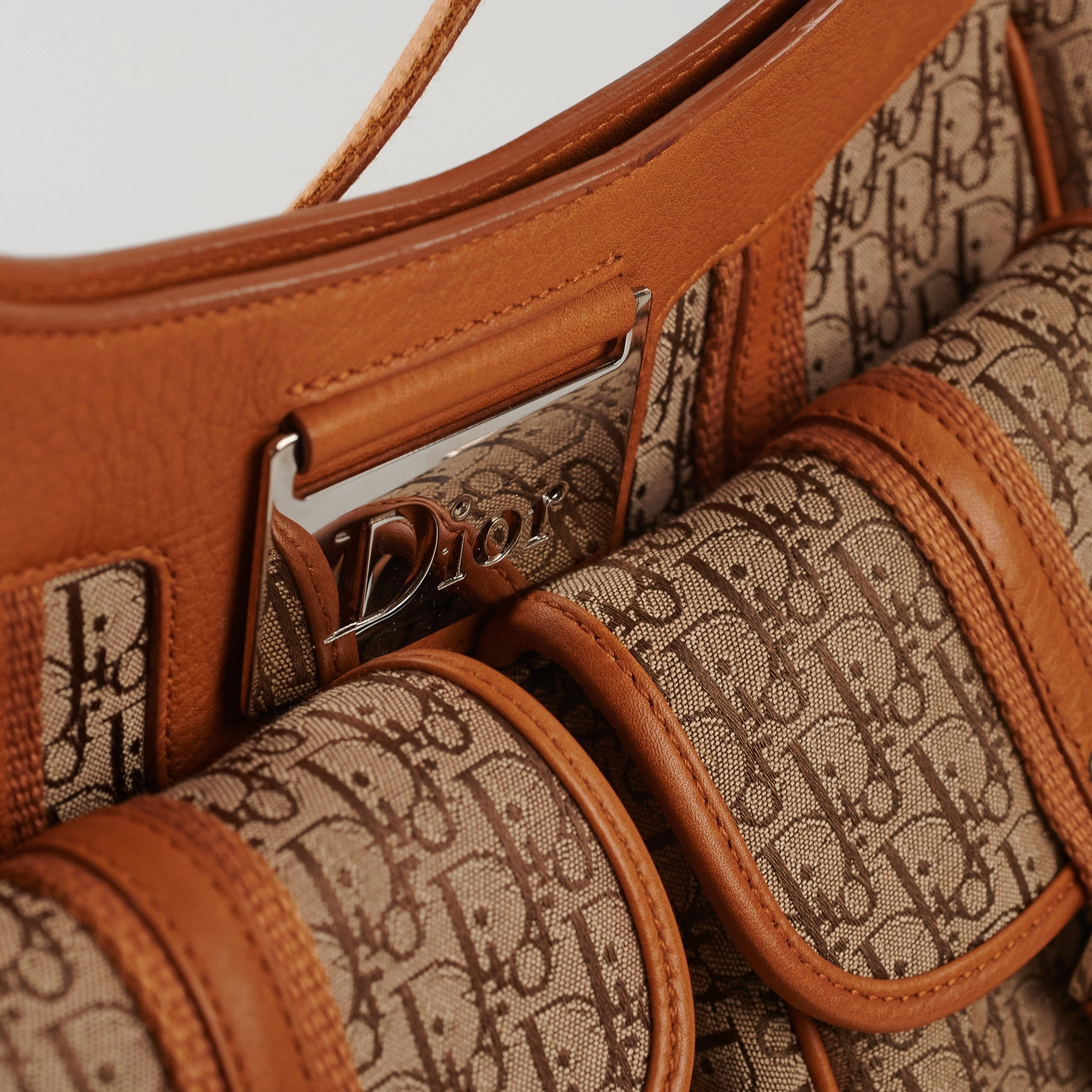 Dior Diorissimo Cargo Hobo Bag Brown