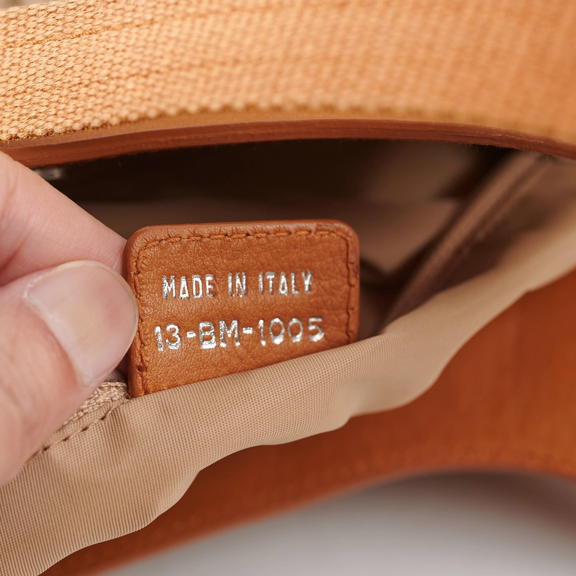 Dior Diorissimo Cargo Hobo Bag Brown