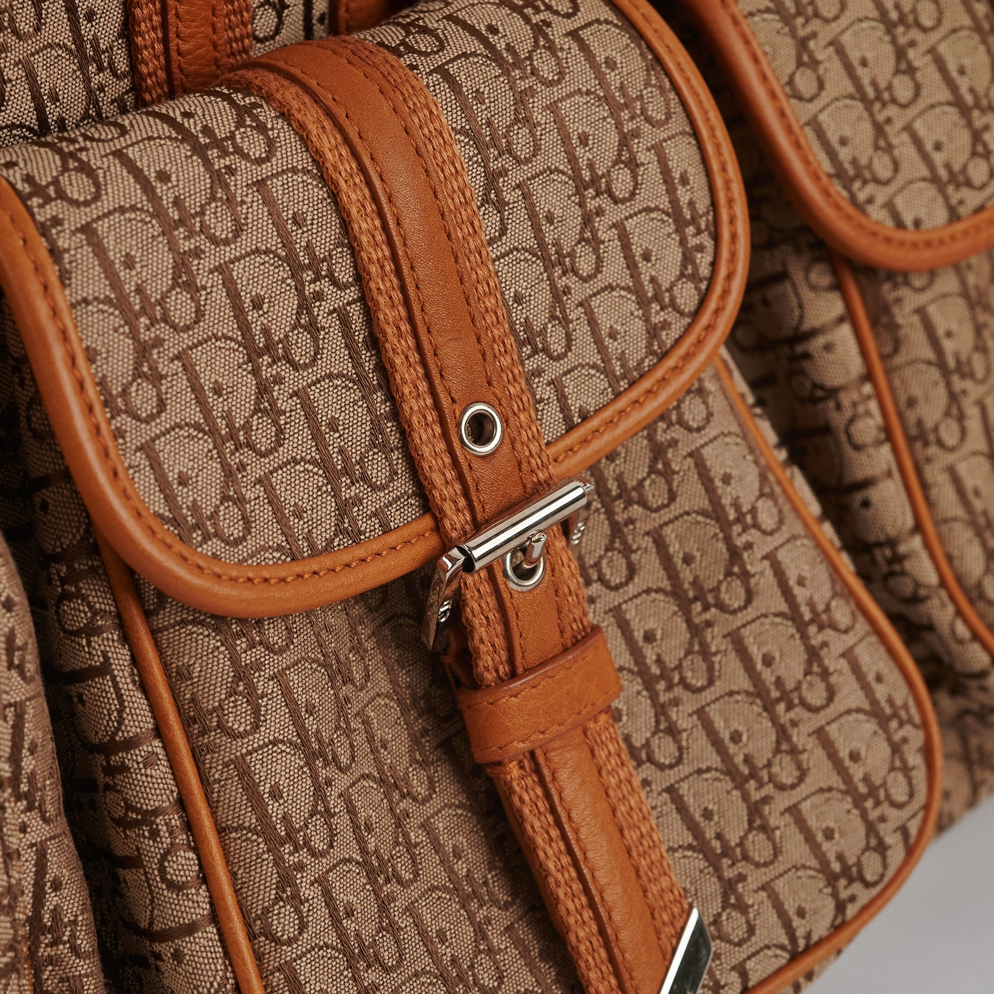 Dior Diorissimo Cargo Hobo Bag Brown