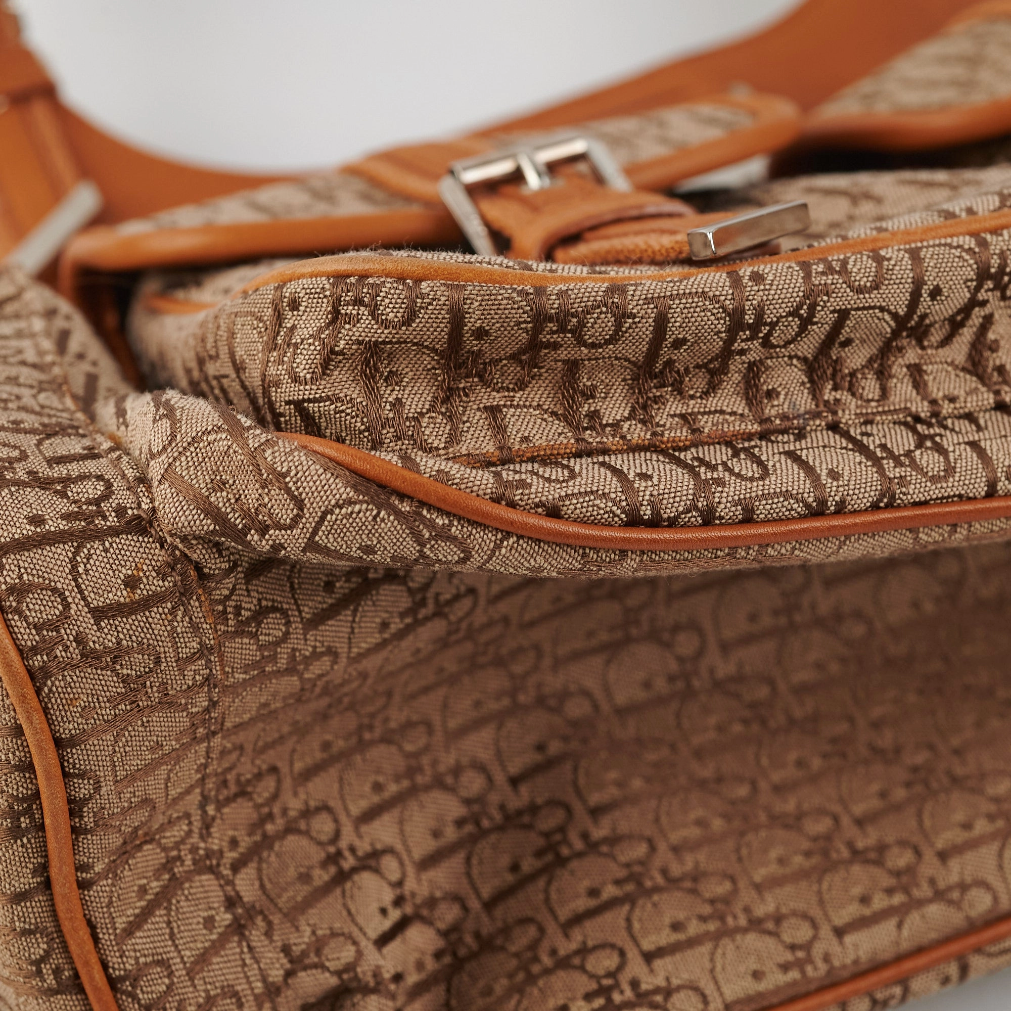 Dior Diorissimo Cargo Hobo Bag Brown