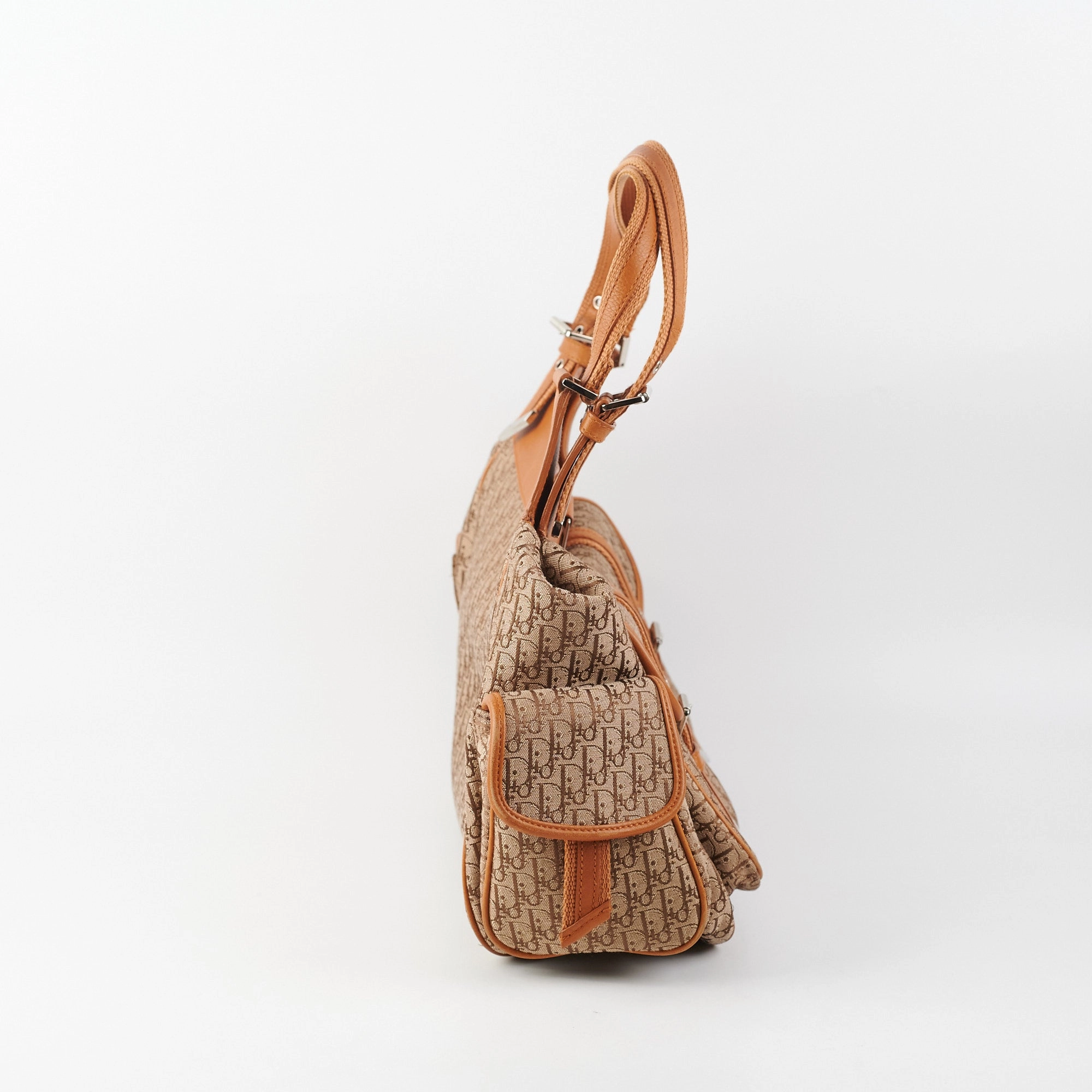 Dior Diorissimo Cargo Hobo Bag Brown