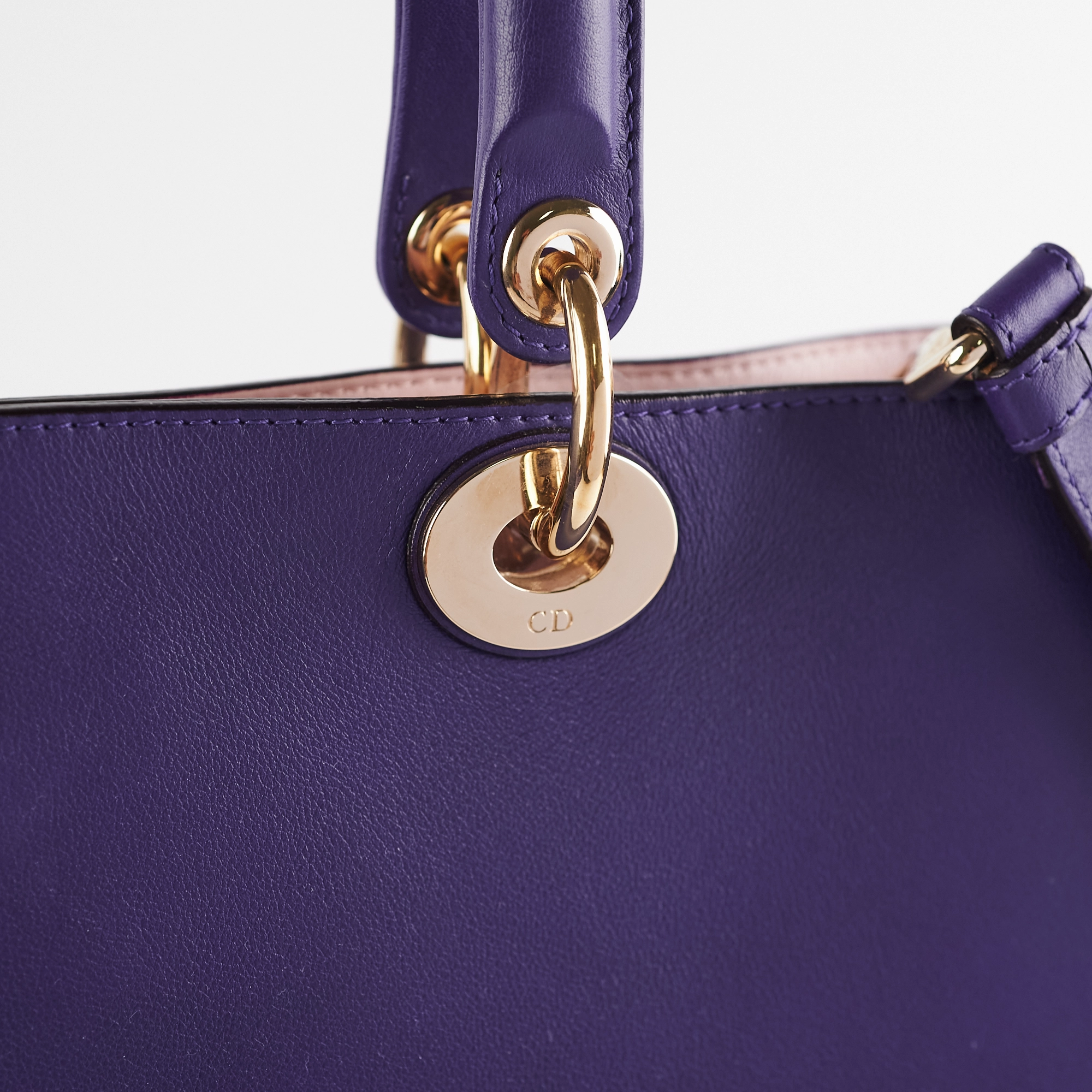 Dior Diorissimo Medium Tote Purple
