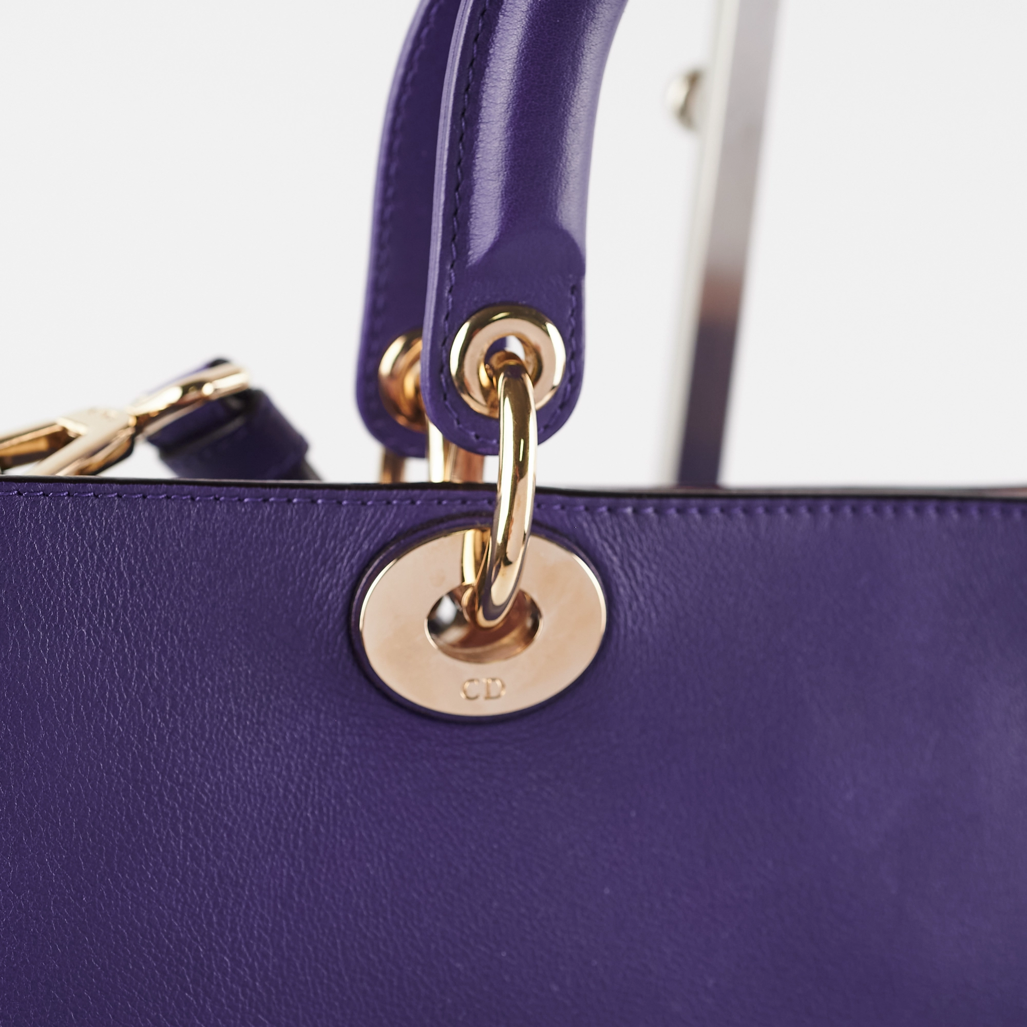 Dior Diorissimo Medium Tote Purple