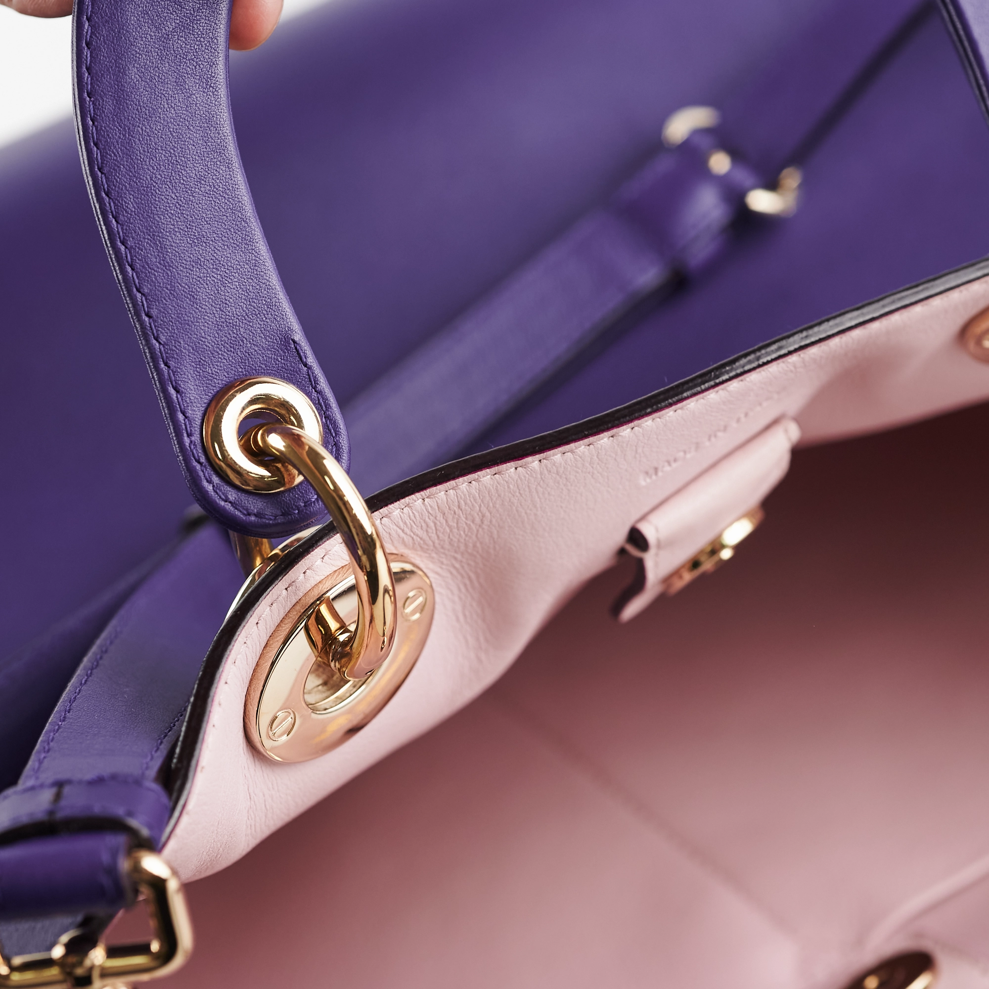 Dior Diorissimo Medium Tote Purple