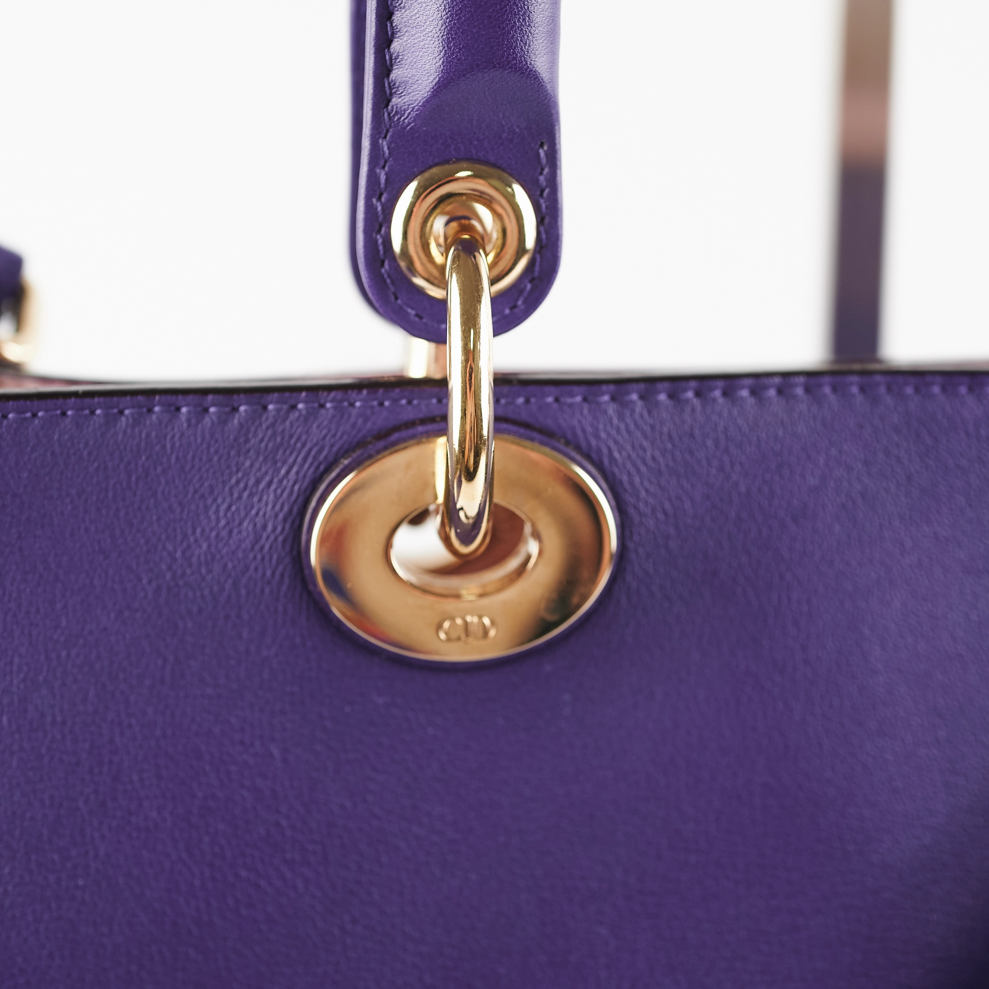 Dior Diorissimo Medium Tote Purple