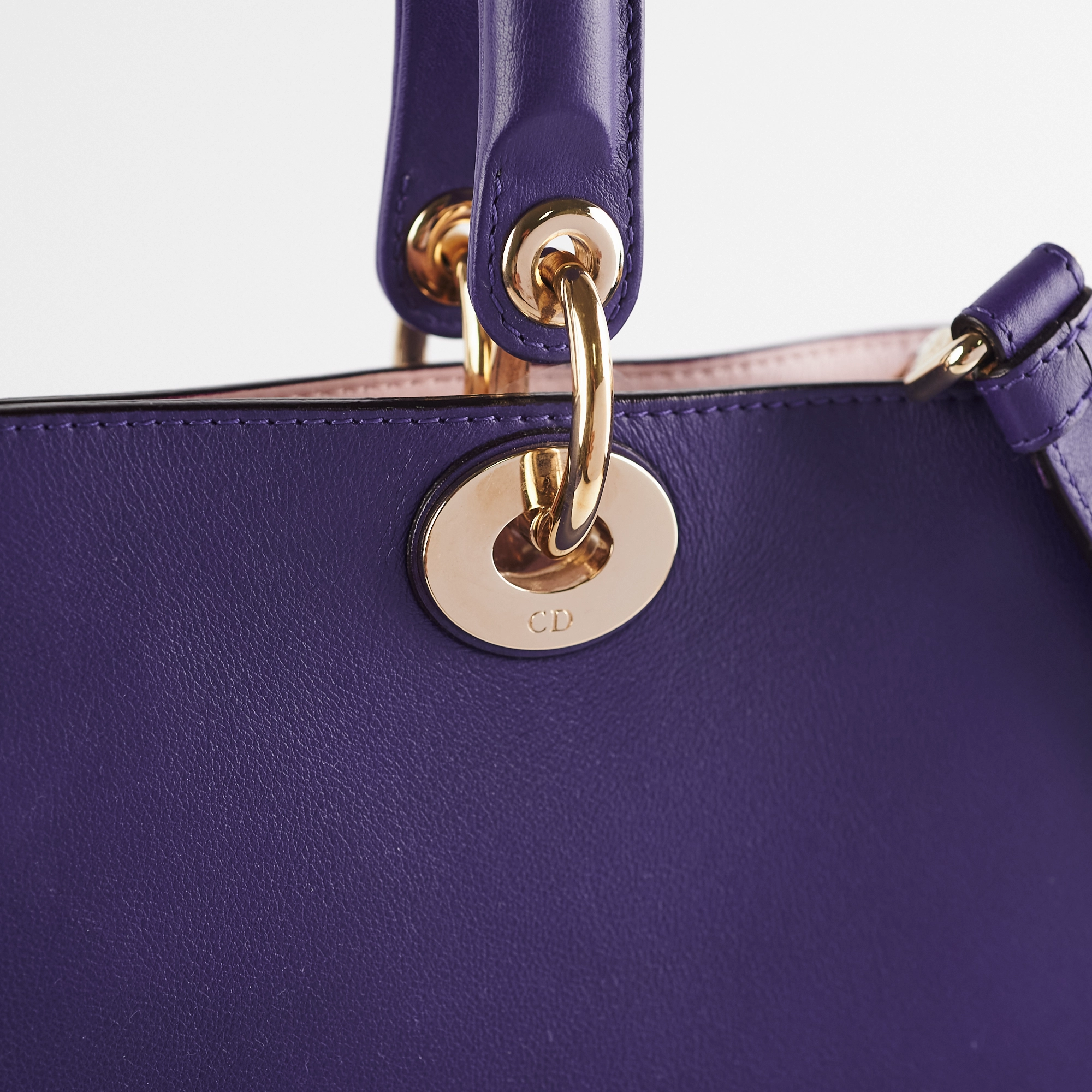 Dior Diorissimo Medium Tote Purple