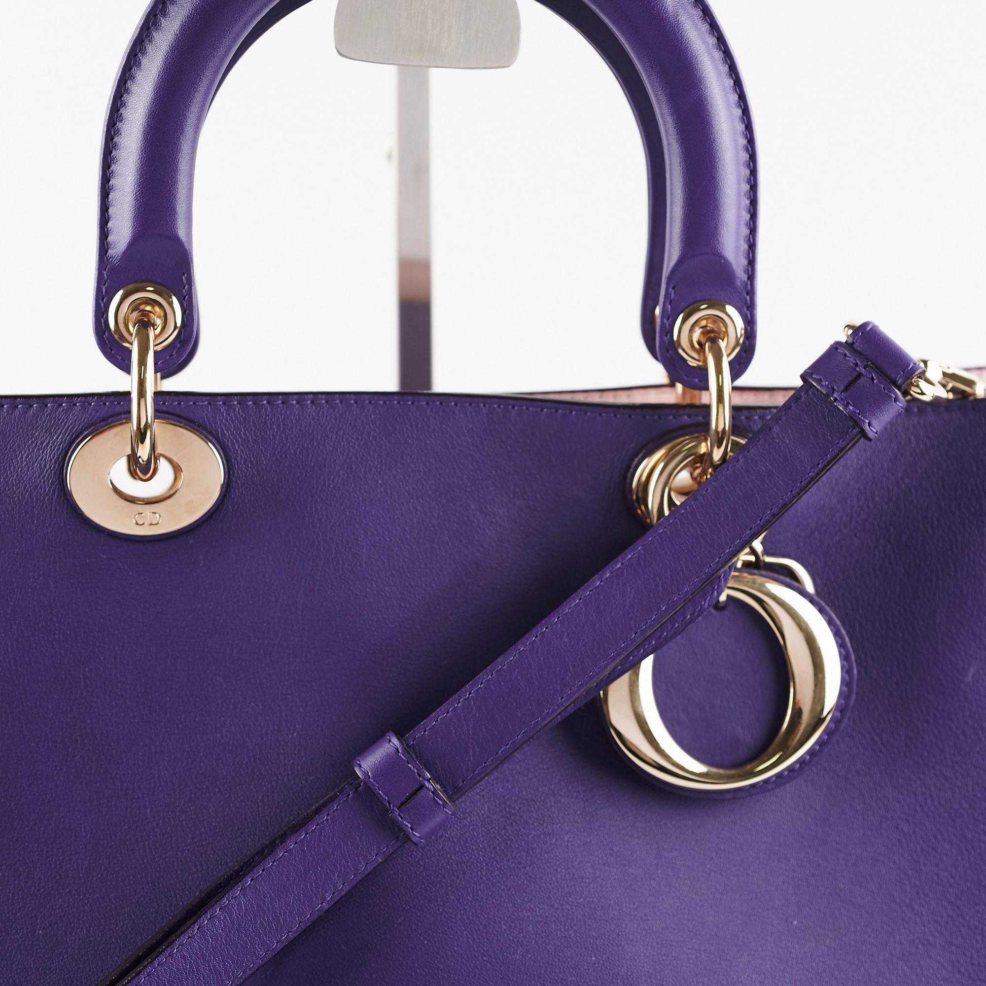 Dior Diorissimo Medium Tote Purple