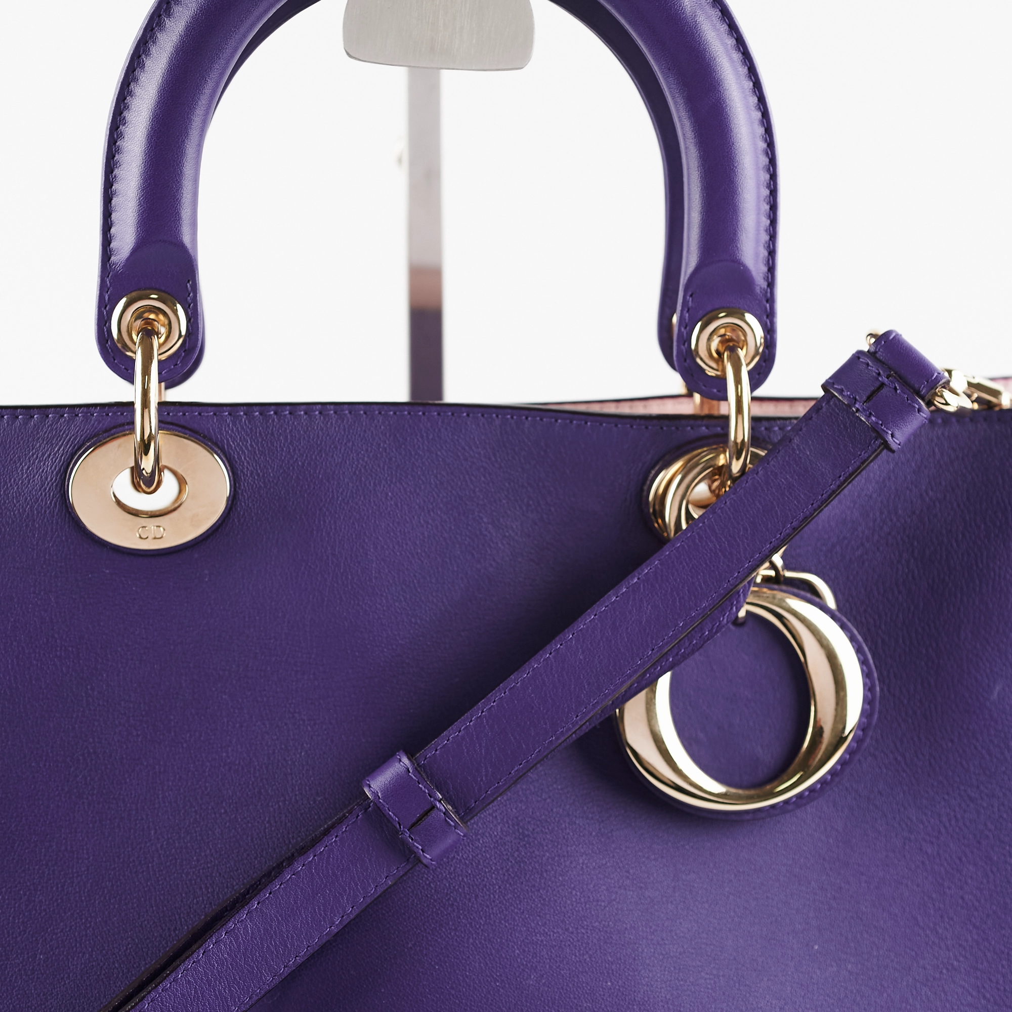 Dior Diorissimo Medium Tote Purple