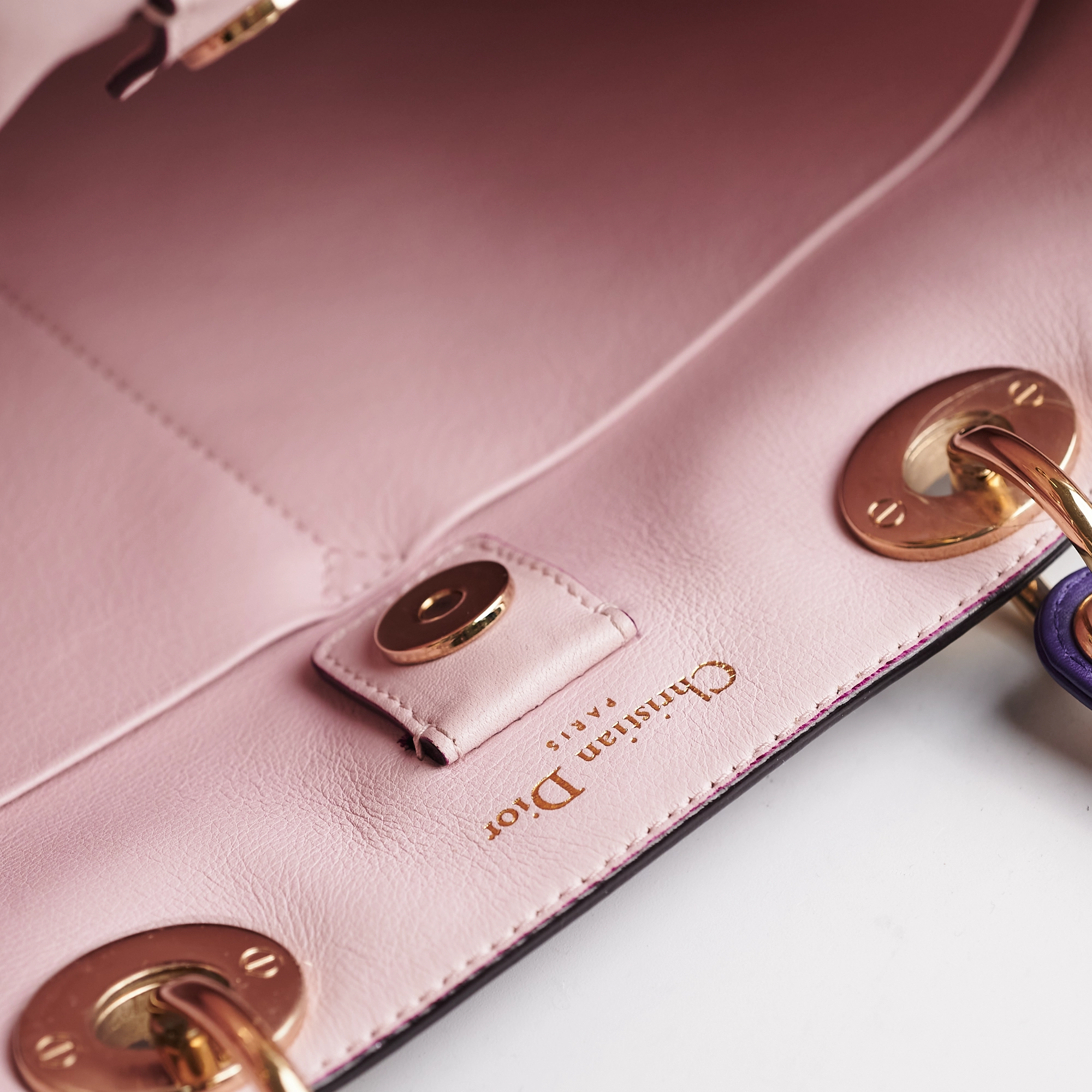 Dior Diorissimo Medium Tote Purple
