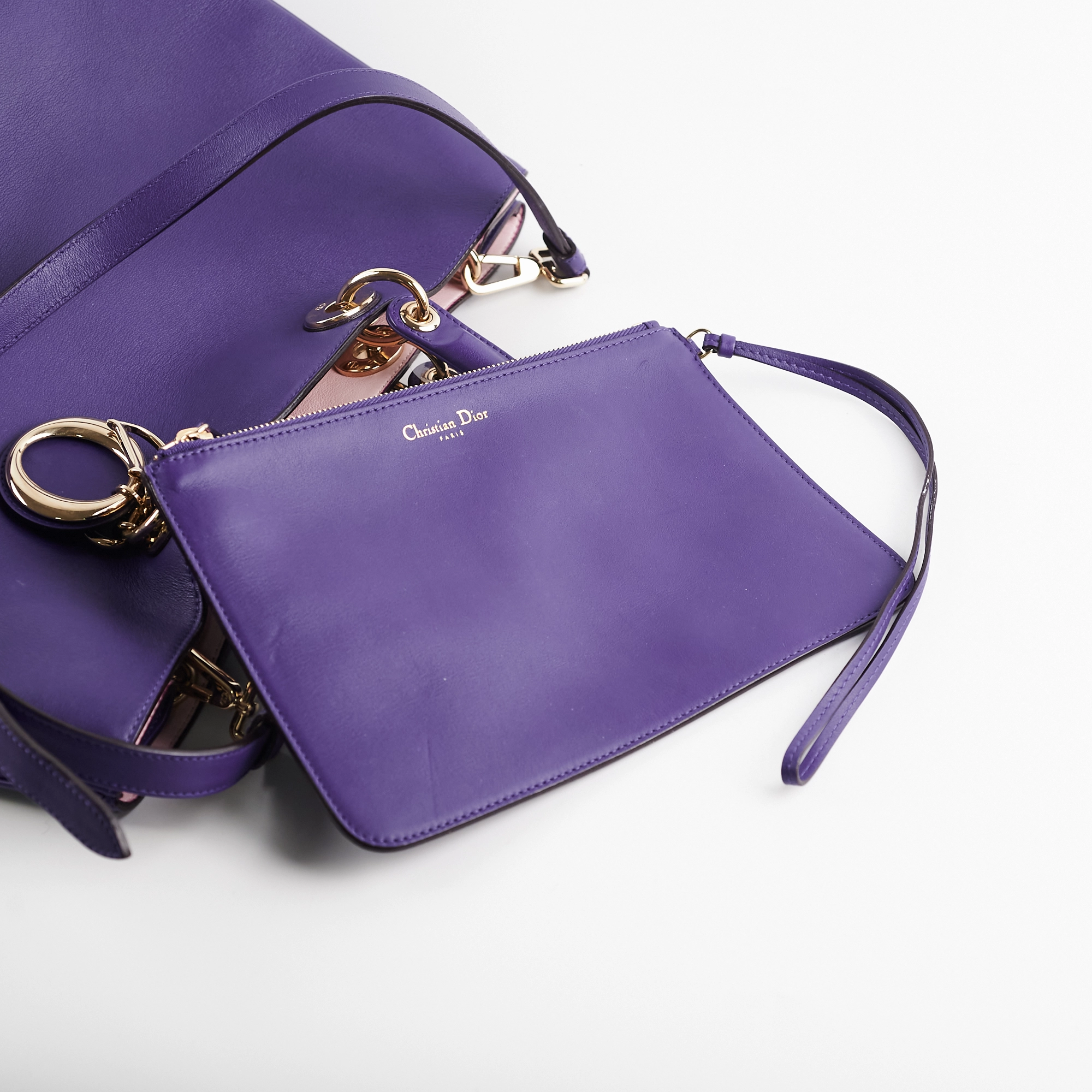 Dior Diorissimo Medium Tote Purple