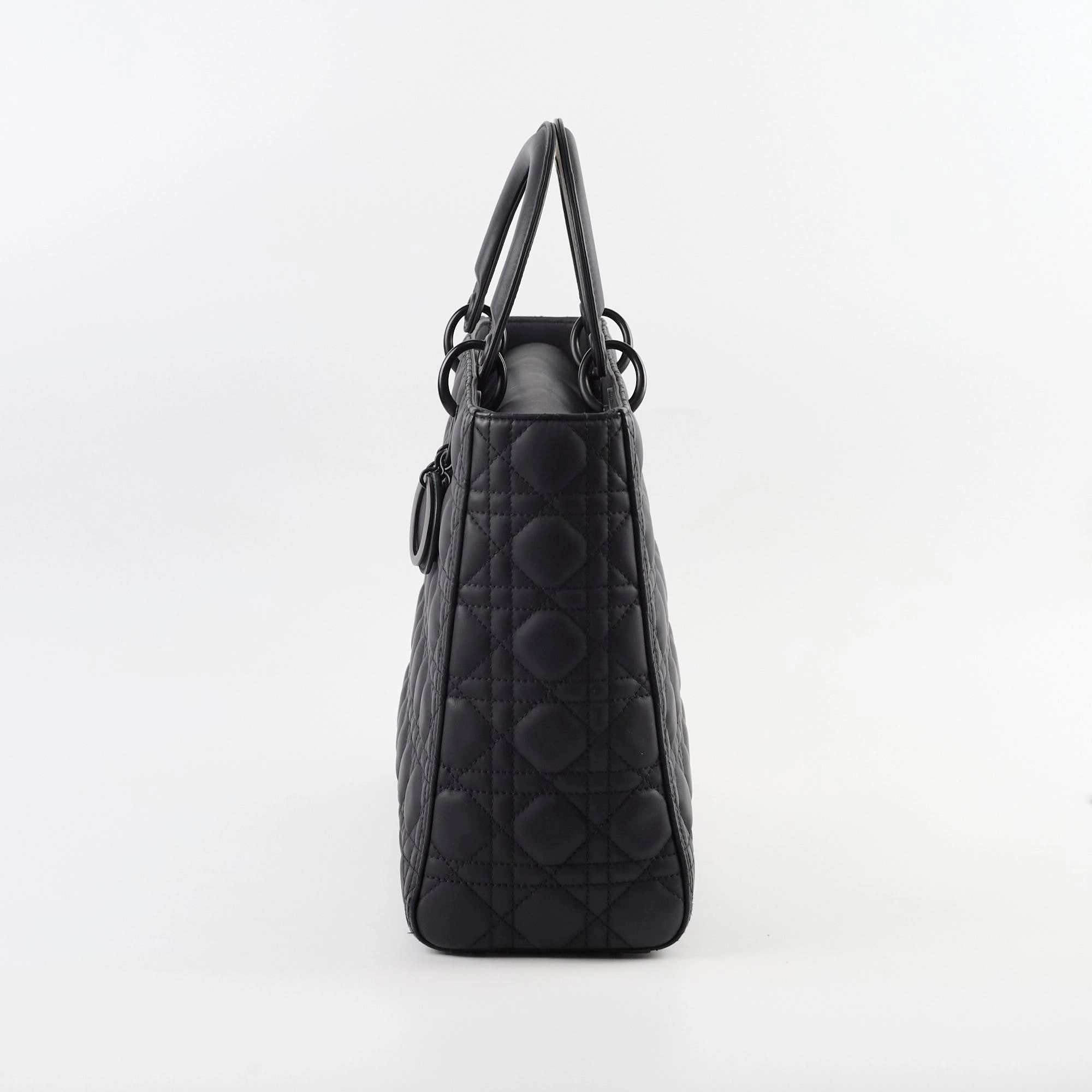 Dior Lady Dior Large Matte Black