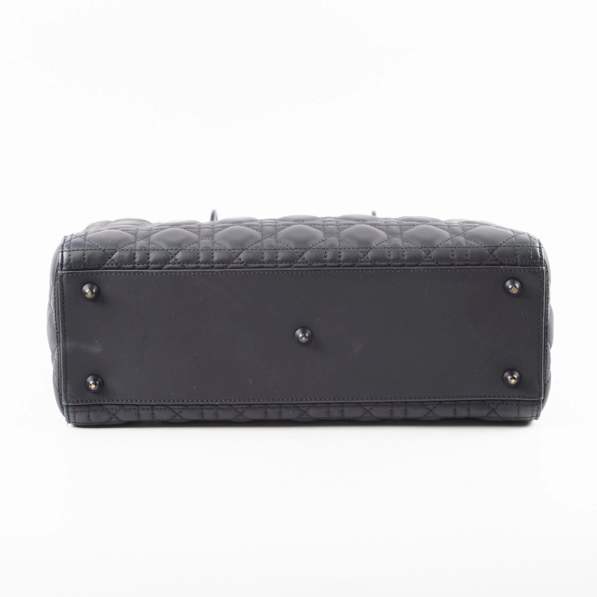 Dior Lady Dior Large Matte Black