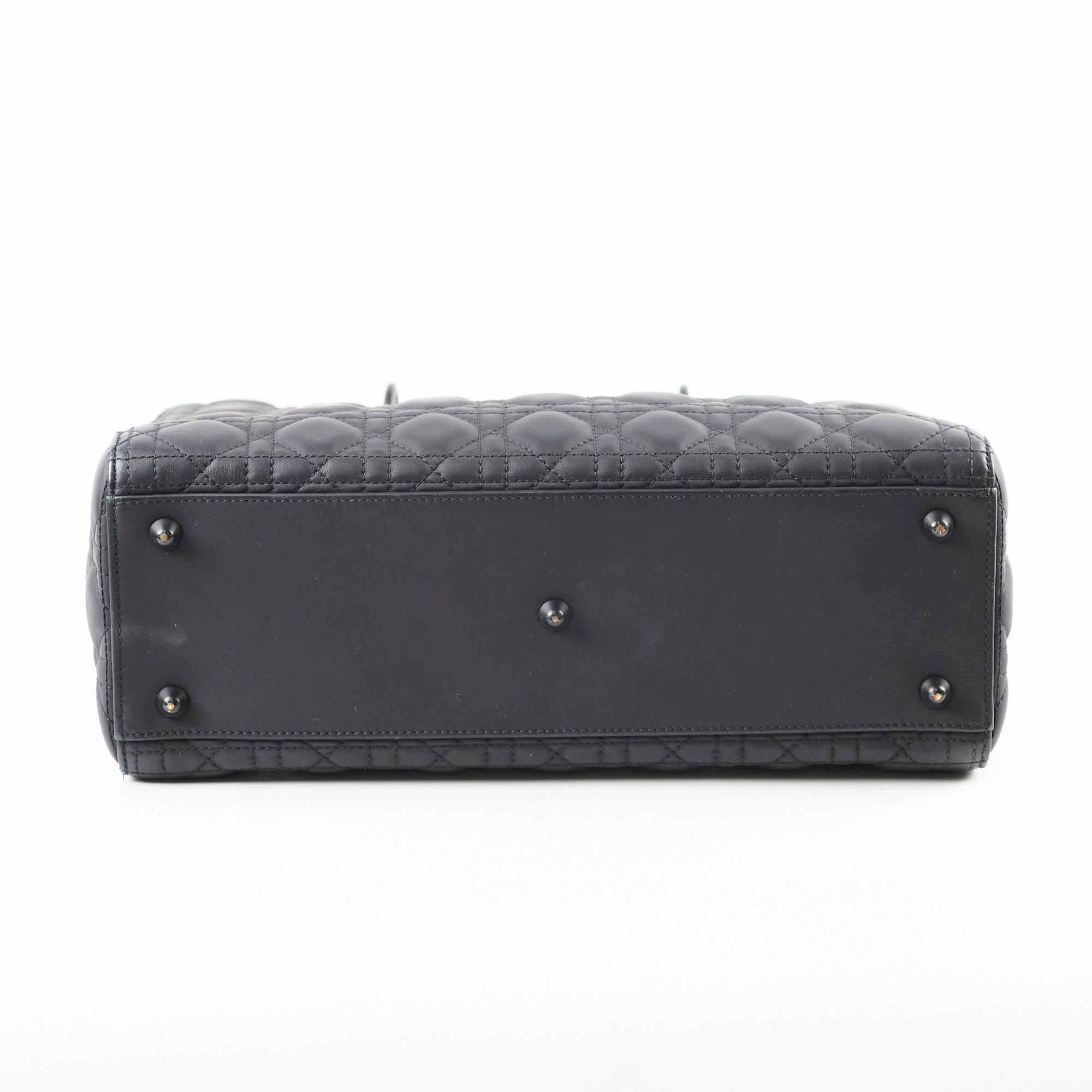 Dior Lady Dior Large Matte Black