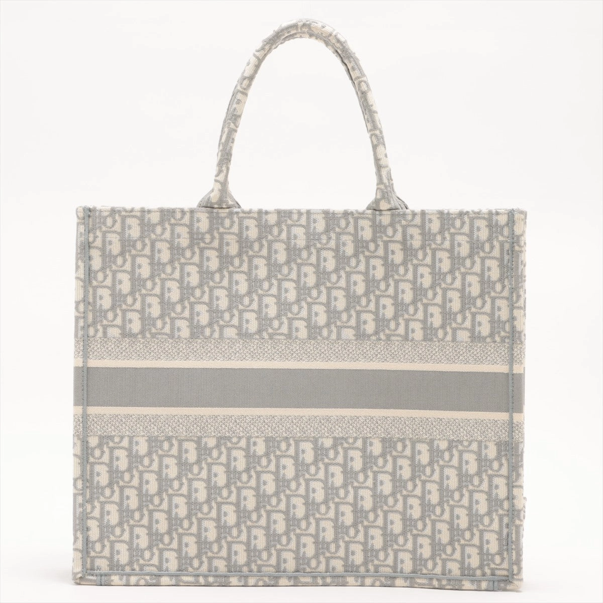 Dior Large Book Tote Grey Oblique