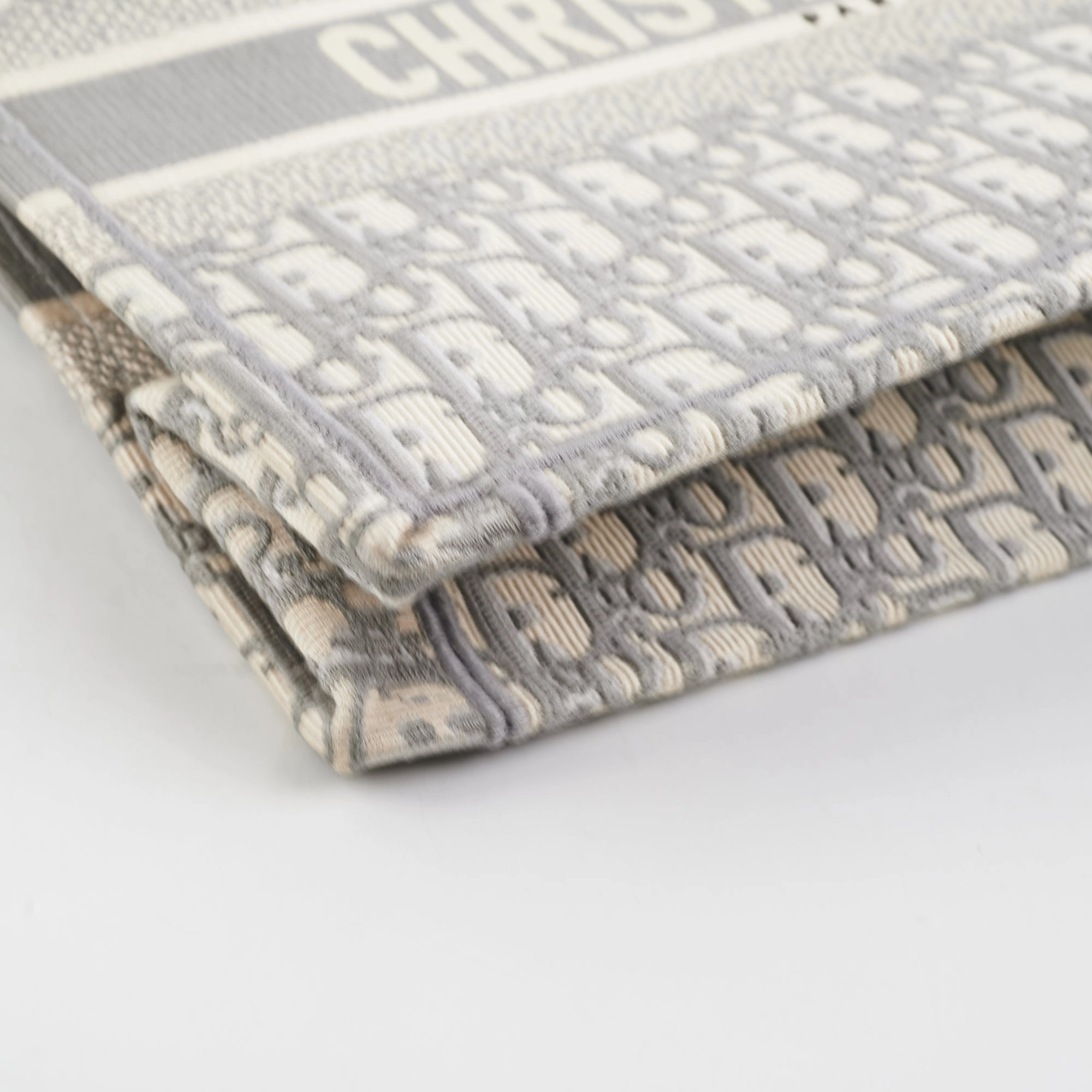 Dior Medium Book Tote Oblique Grey