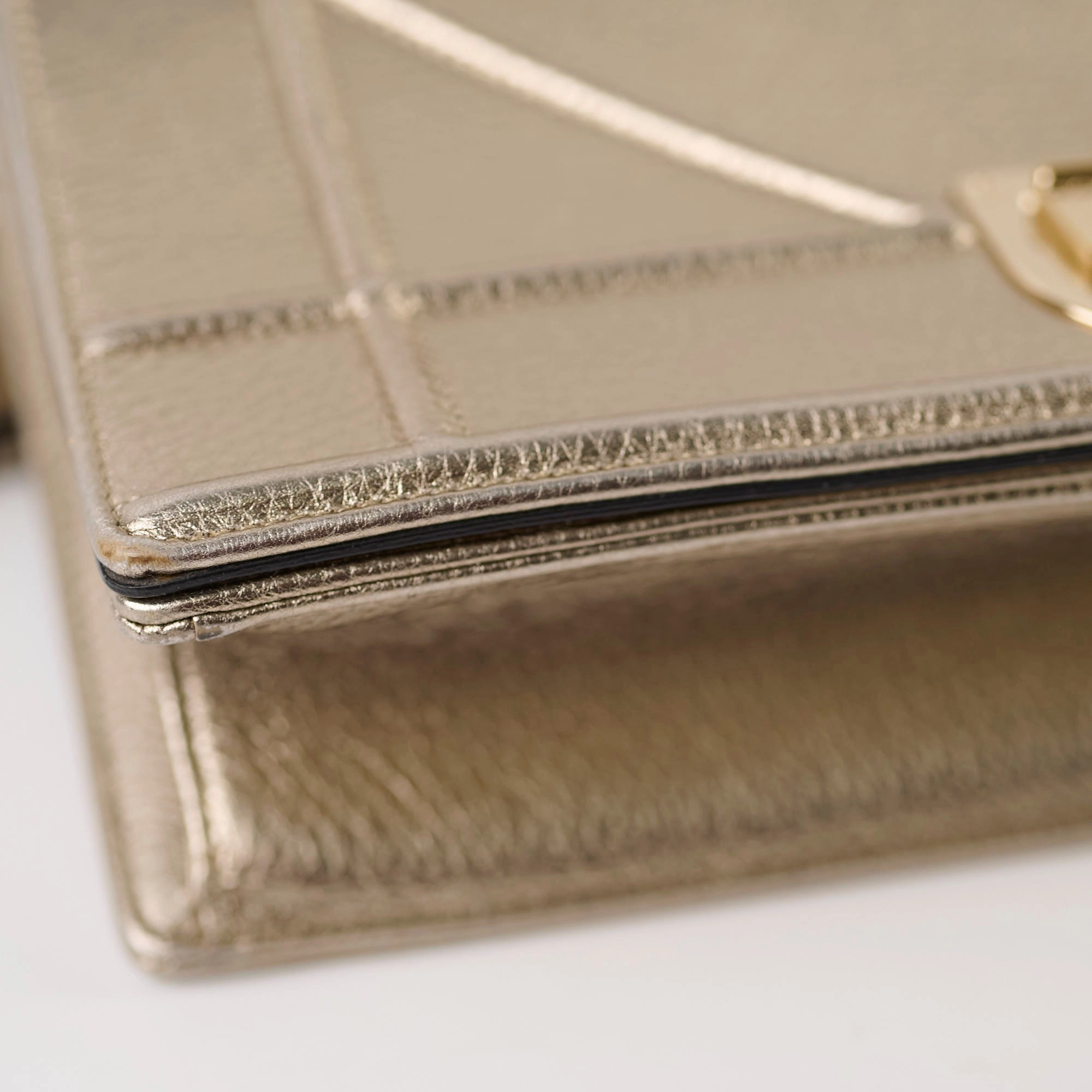 Dior Medium Diorama Gold Metallic