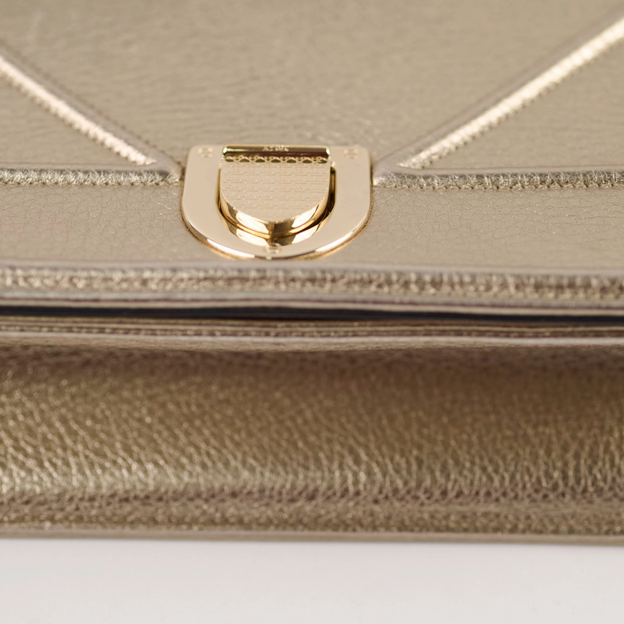 Dior Medium Diorama Gold Metallic