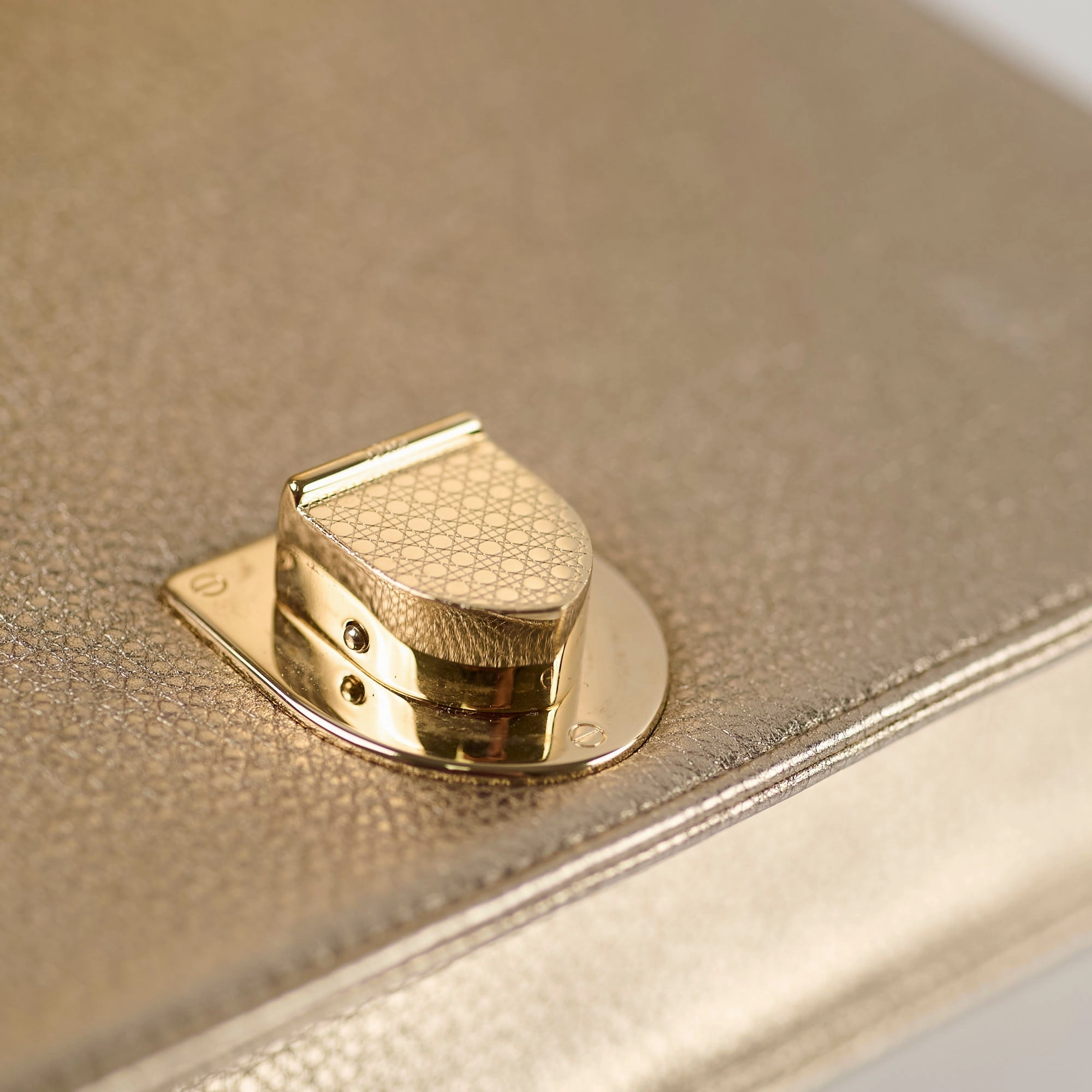 Dior Medium Diorama Gold Metallic
