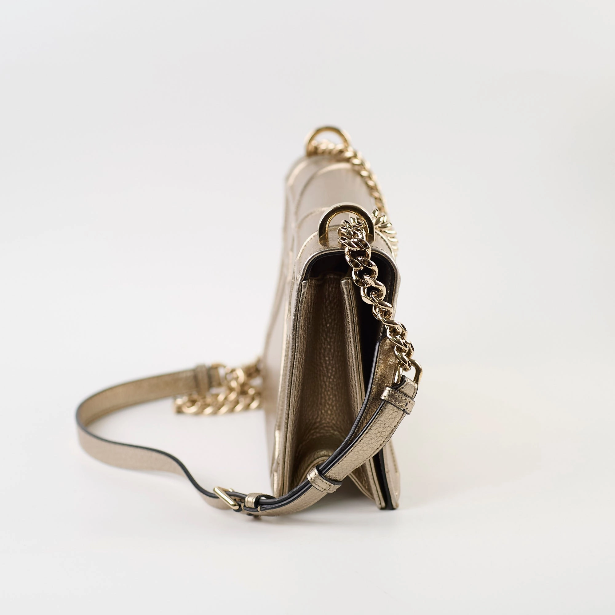 Dior Medium Diorama Gold Metallic