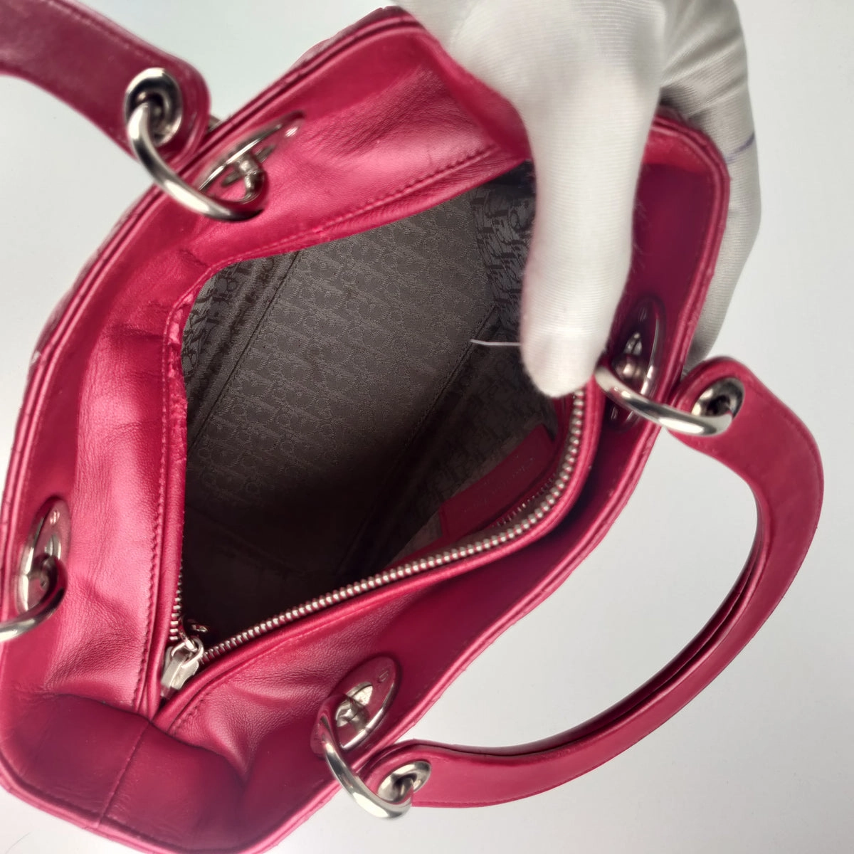 Dior Medium Lady Dior Bag Red