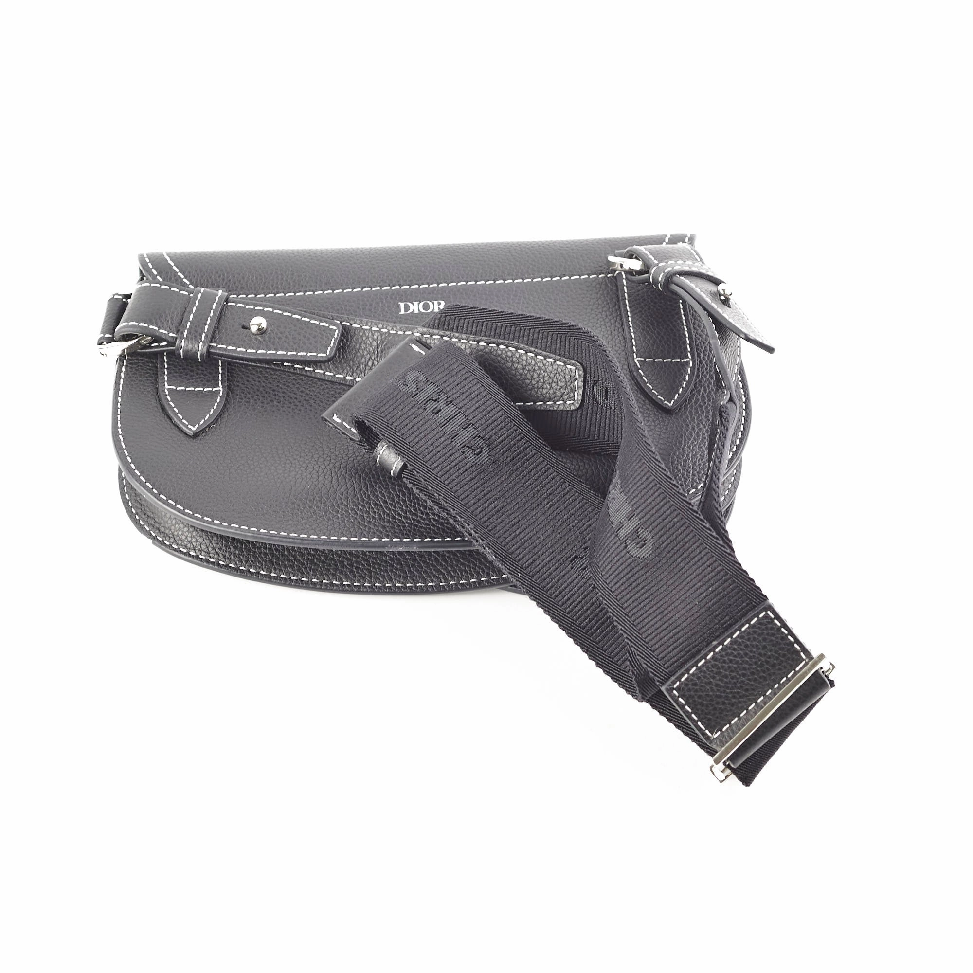 Dior Men Saddle Messenger Bag Black